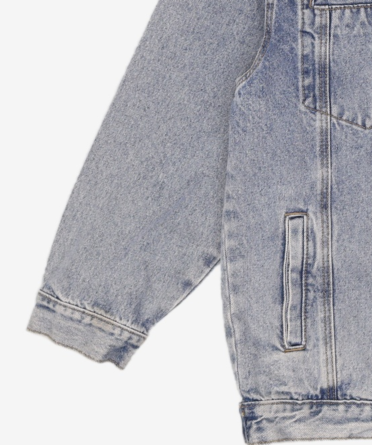미쏘(MIXXO) 후드 데님 자켓 MIWJEC307J M