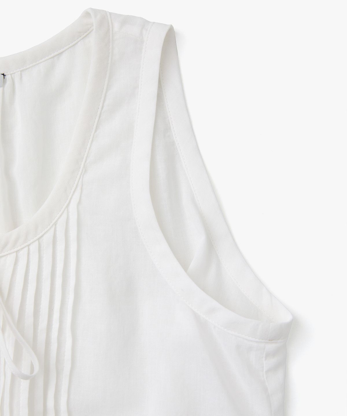 정감 스튜디오(JEONGGAM STUDIOS) Pintuck Sleeveless Top_4 Color