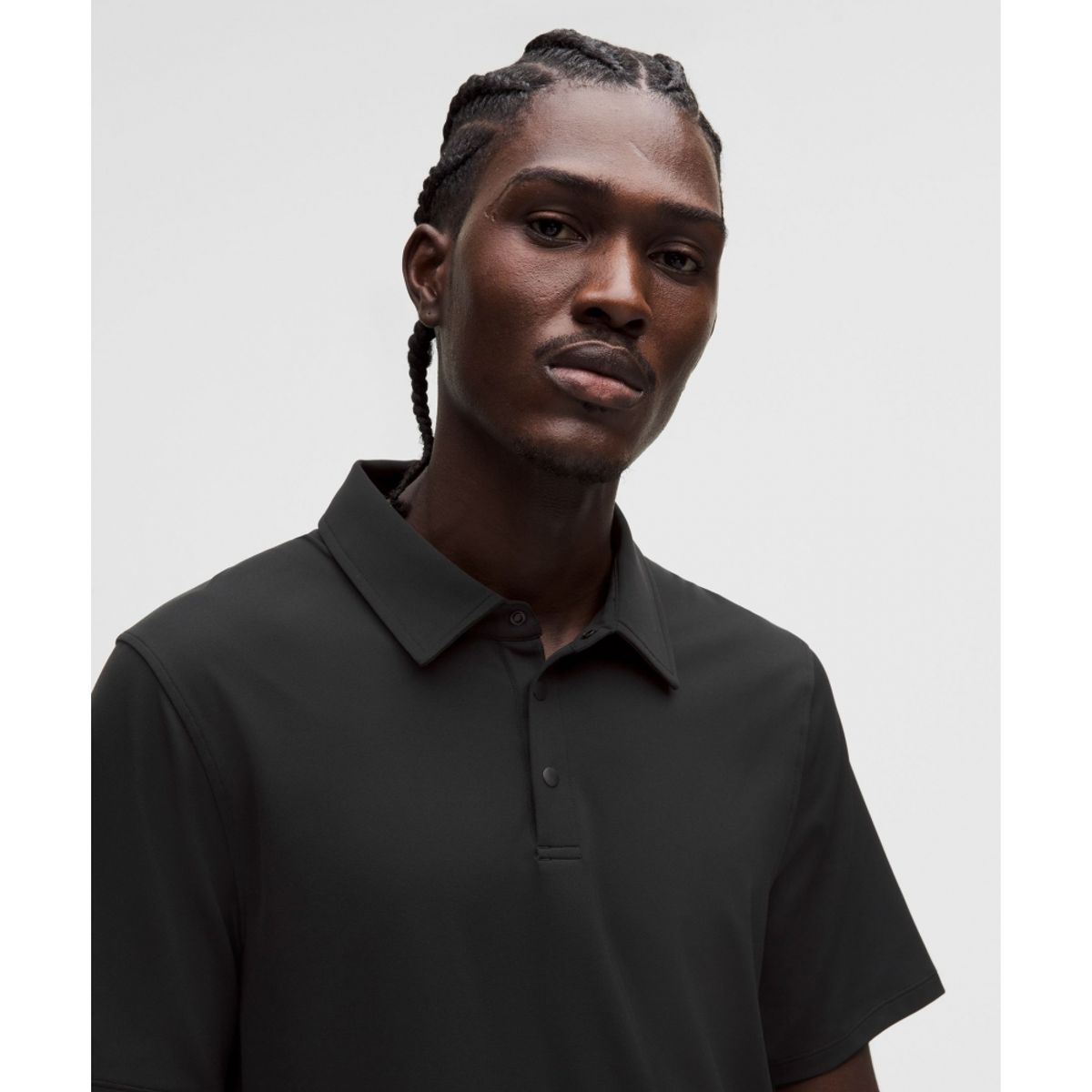 룰루레몬(LULULEMON) 멘즈 ShowZero™ 클래식 핏 폴로 셔츠  BLK