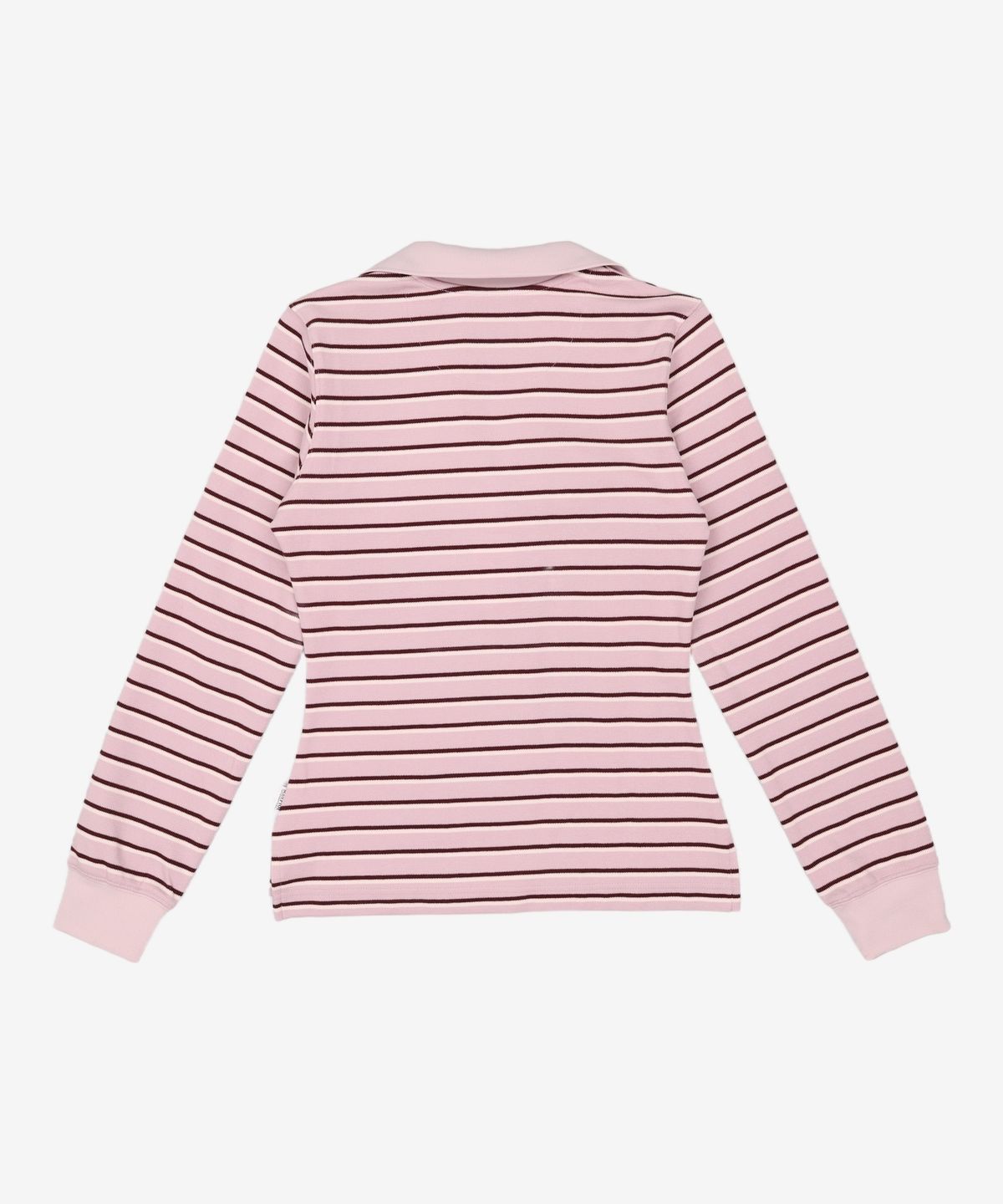 스컬프터(SCULPTOR) Shirring Tennis Shirt Lavender Stripe M