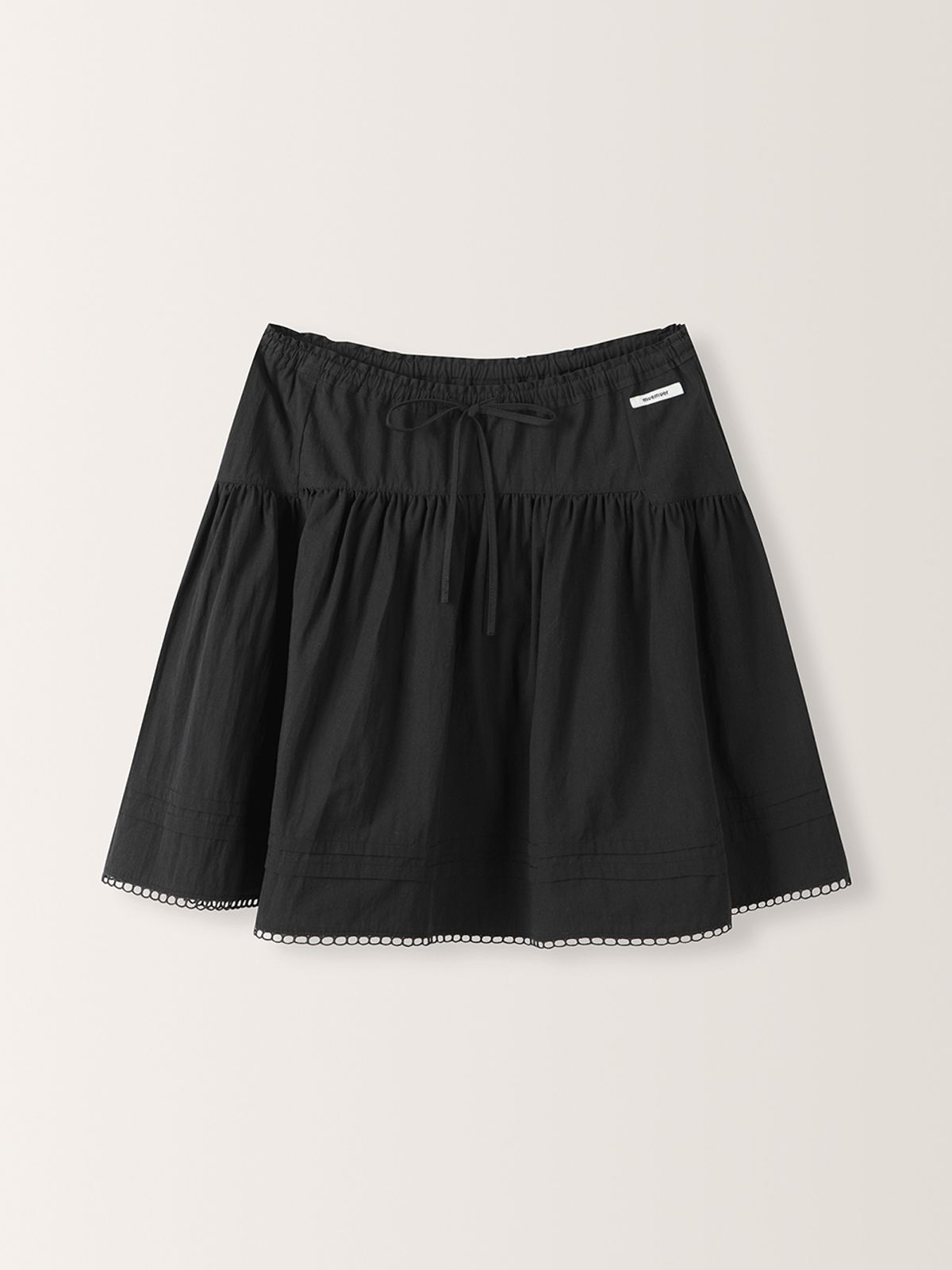 뮈뮈에르(MUEMUER) Pintuck Banding Mini Skirt MU2634SK309M