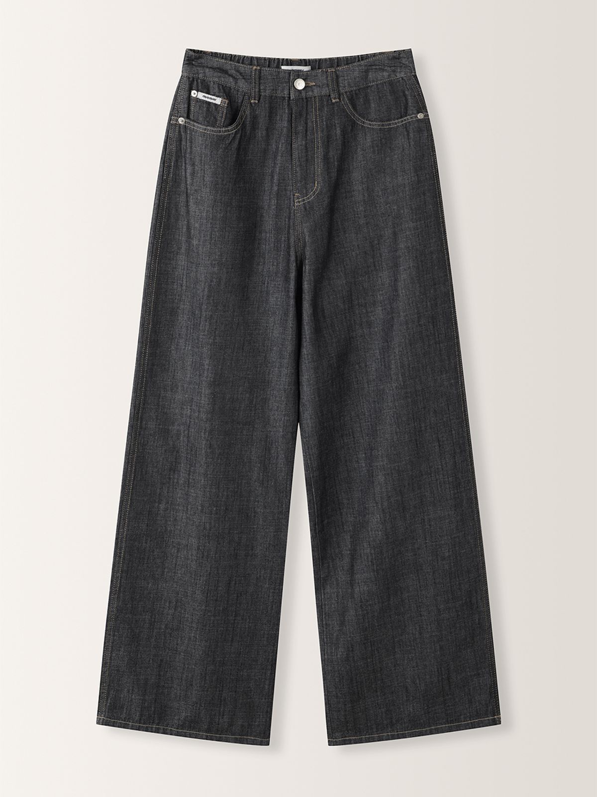 뮈뮈에르(MUEMUER) Fluid Wide Denim Pants MU2634DN308M
