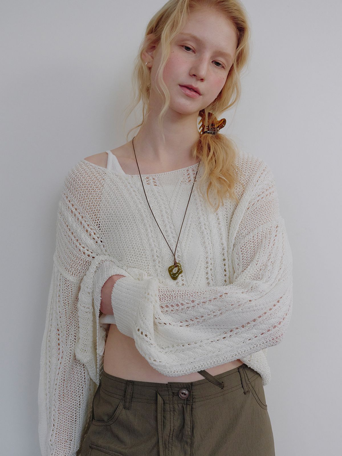 뮈뮈에르(MUEMUER) Jelly Cable Pullover MU2634PO303M
