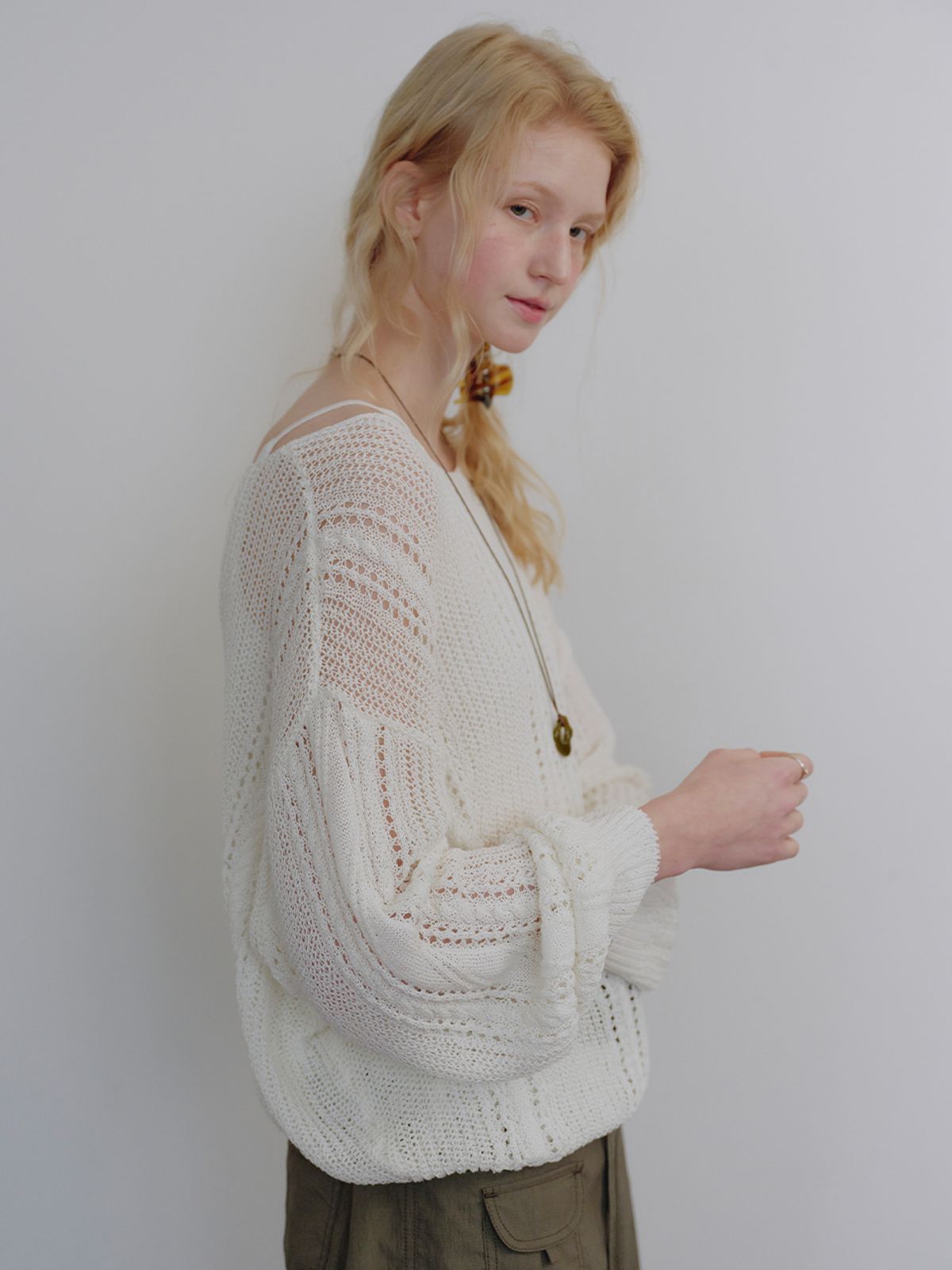 뮈뮈에르(MUEMUER) Jelly Cable Pullover MU2634PO303M