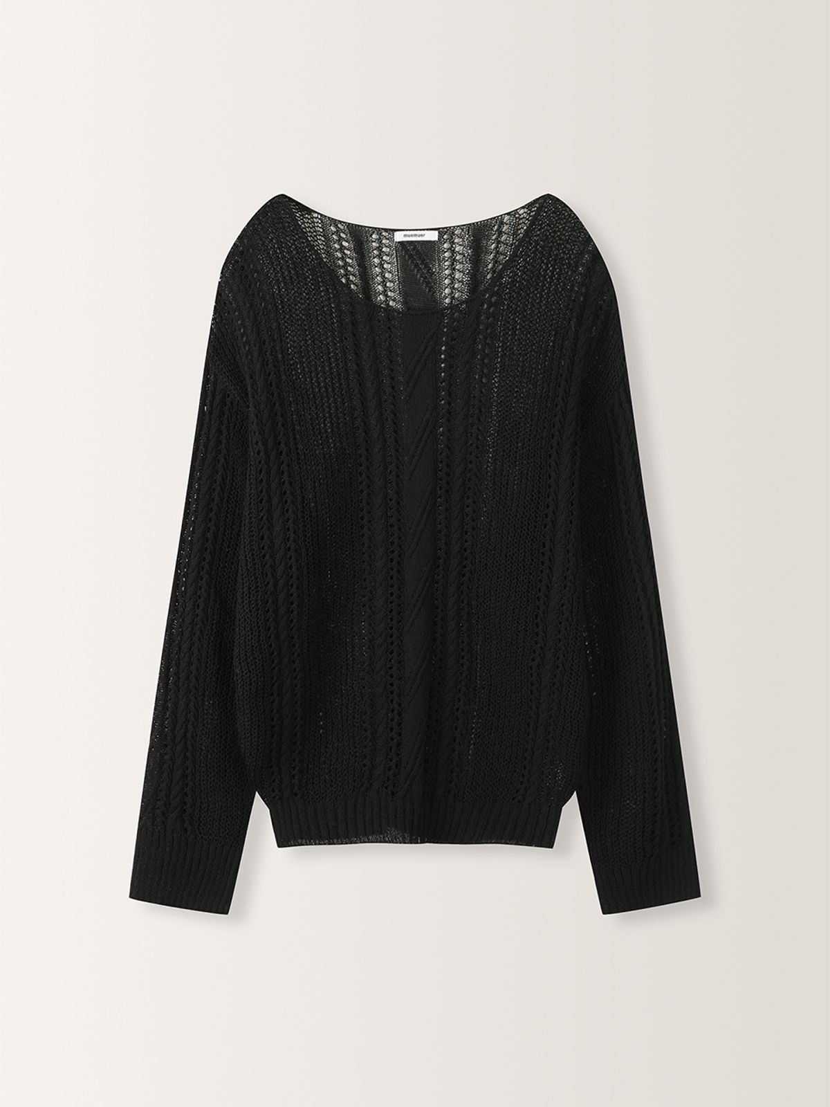 뮈뮈에르(MUEMUER) Jelly Cable Pullover MU2634PO303M