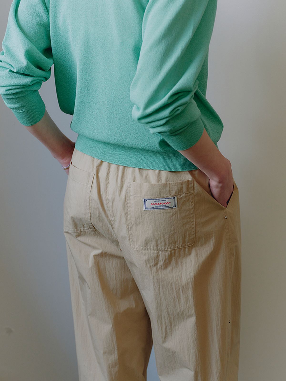 뮈뮈에르(MUEMUER) Cocoon Fit Banding Pants MU2635PT309M