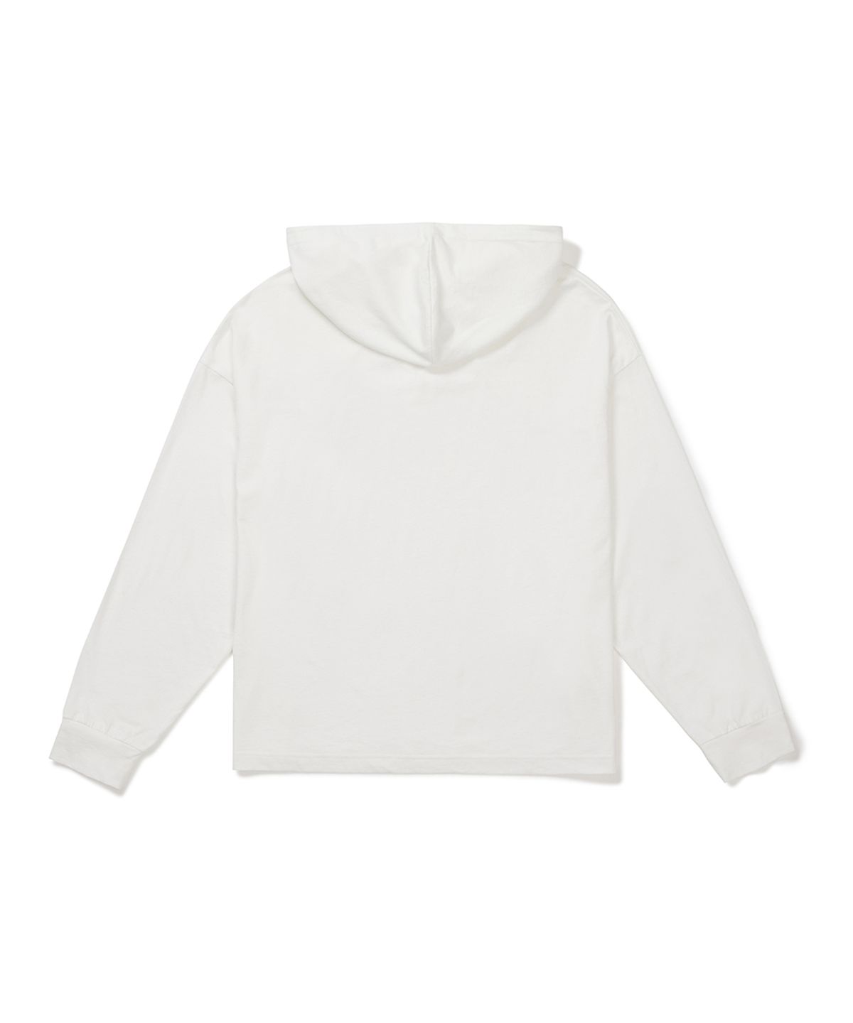 클로브(CLOVE) [26SM clove] Deep V Lace-Up Cotton Top (White)