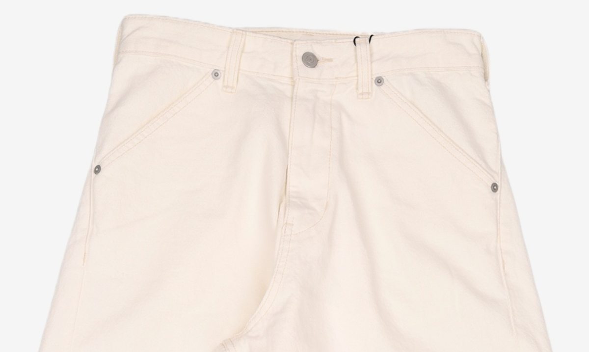 해칭룸(HATCHINGROOM) Wide Curve Jeans Eggshell 1