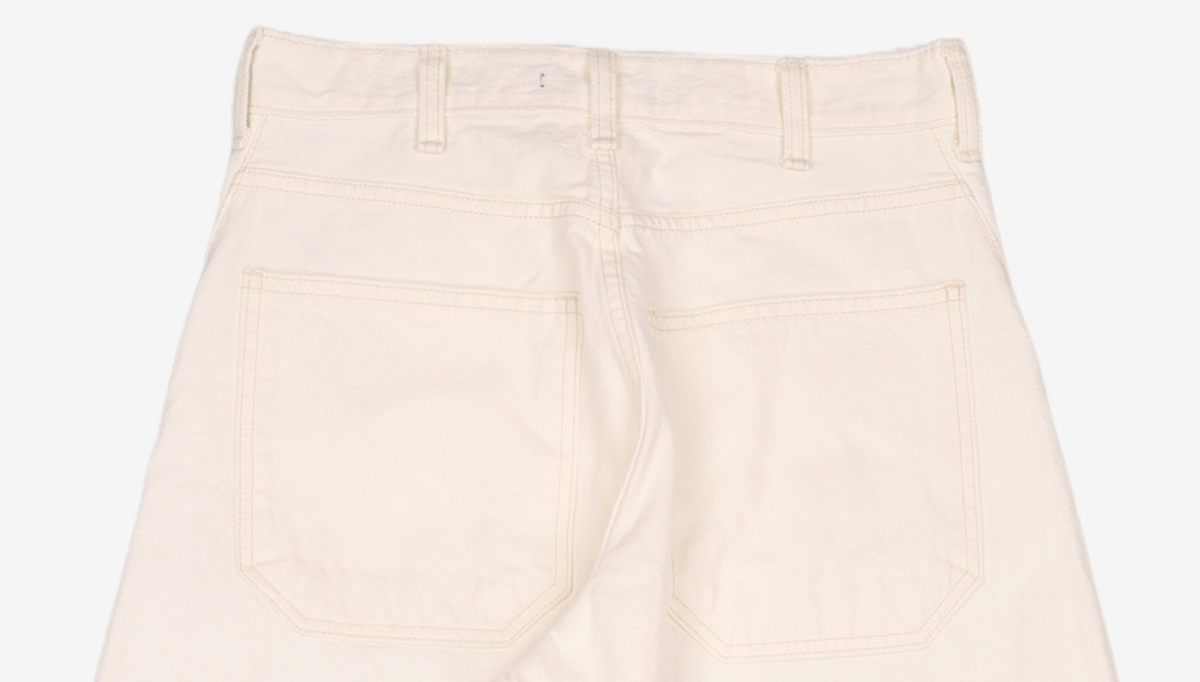 해칭룸(HATCHINGROOM) Wide Curve Jeans Eggshell 1