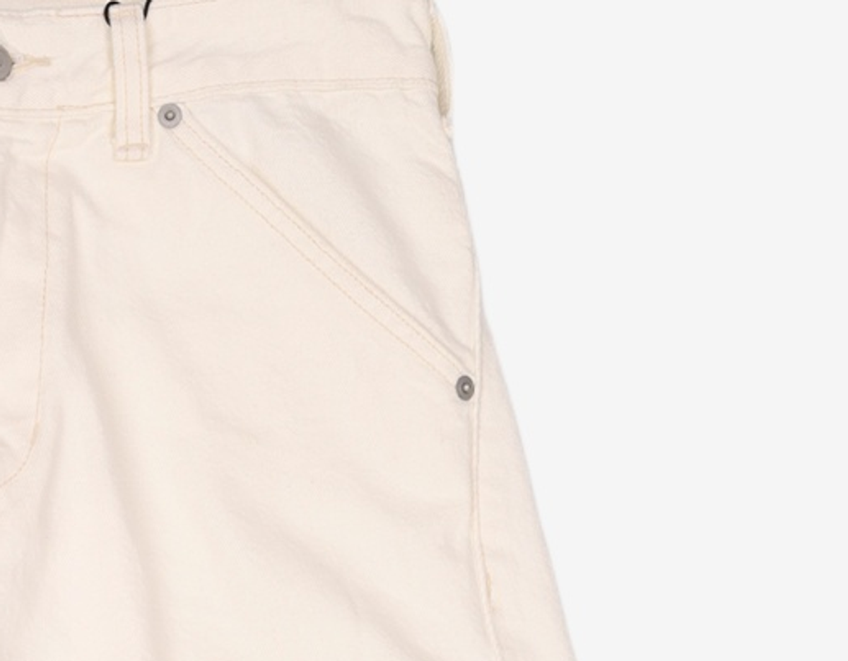 해칭룸(HATCHINGROOM) Wide Curve Jeans Eggshell 1