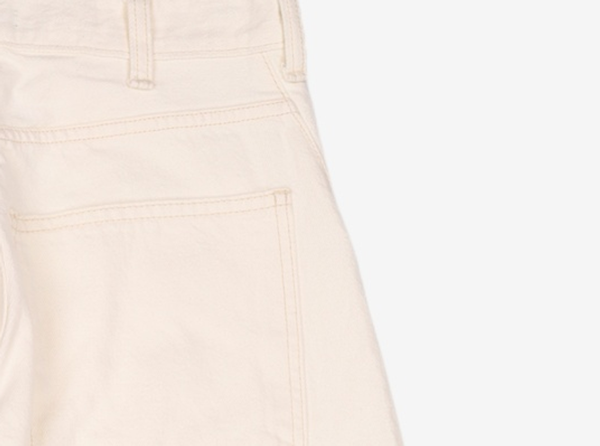 해칭룸(HATCHINGROOM) Wide Curve Jeans Eggshell 1