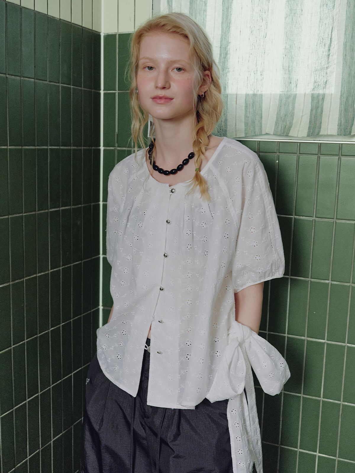 뮈뮈에르(MUEMUER) Wink Two-way Blouse MU2634BL321M