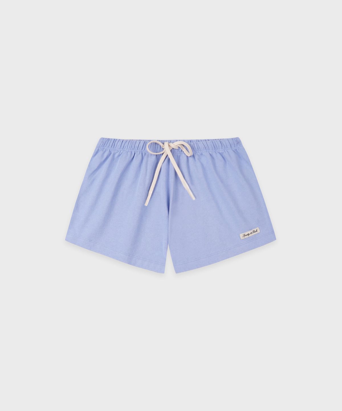 스포티앤리치(SPORTY&RICH) 시그니처 로고 라운지 쇼츠 페리윙클 R265AW7004