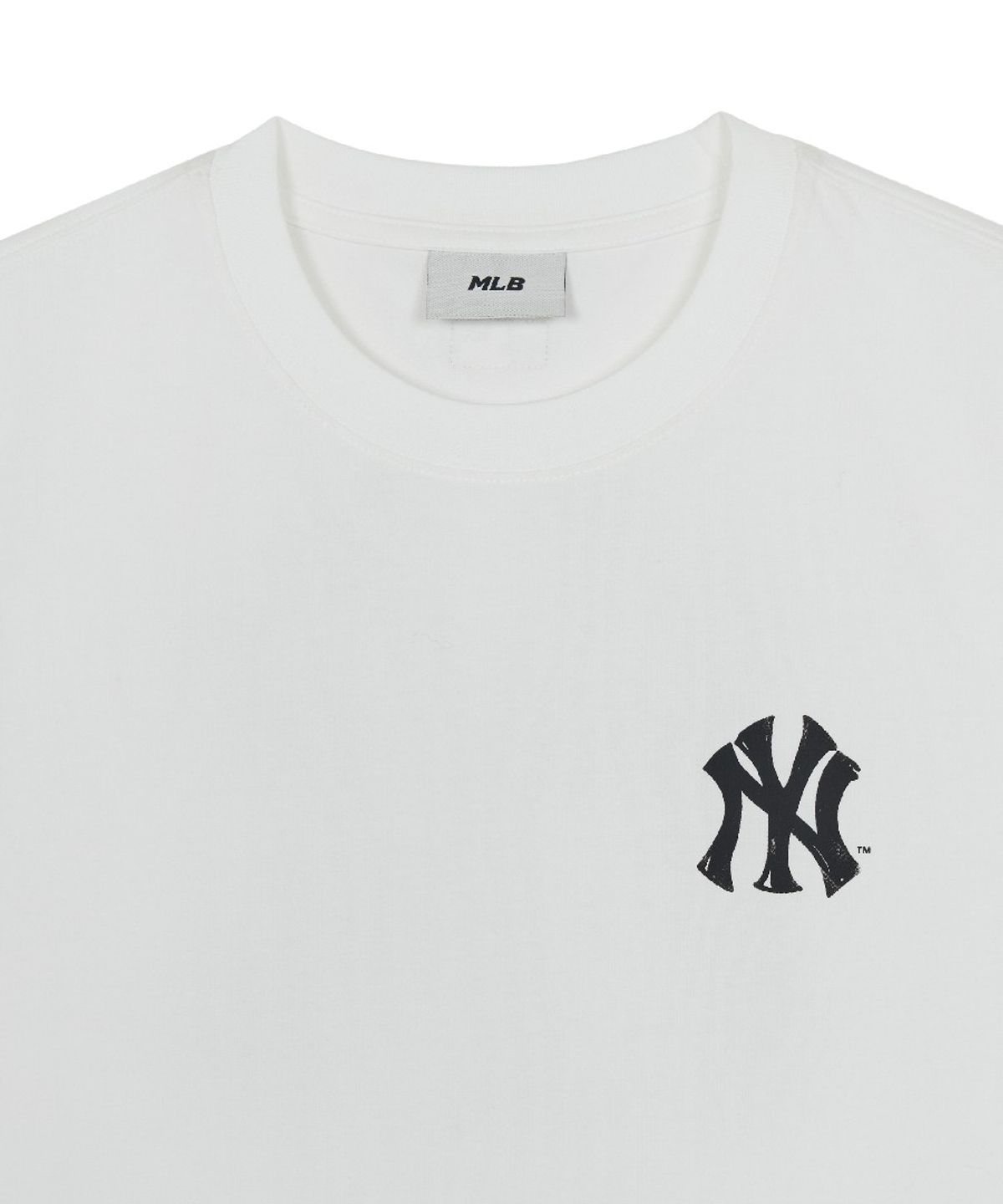 엠엘비(MLB) 베이직 스트릿 로고 나시 티셔츠 NY (White)