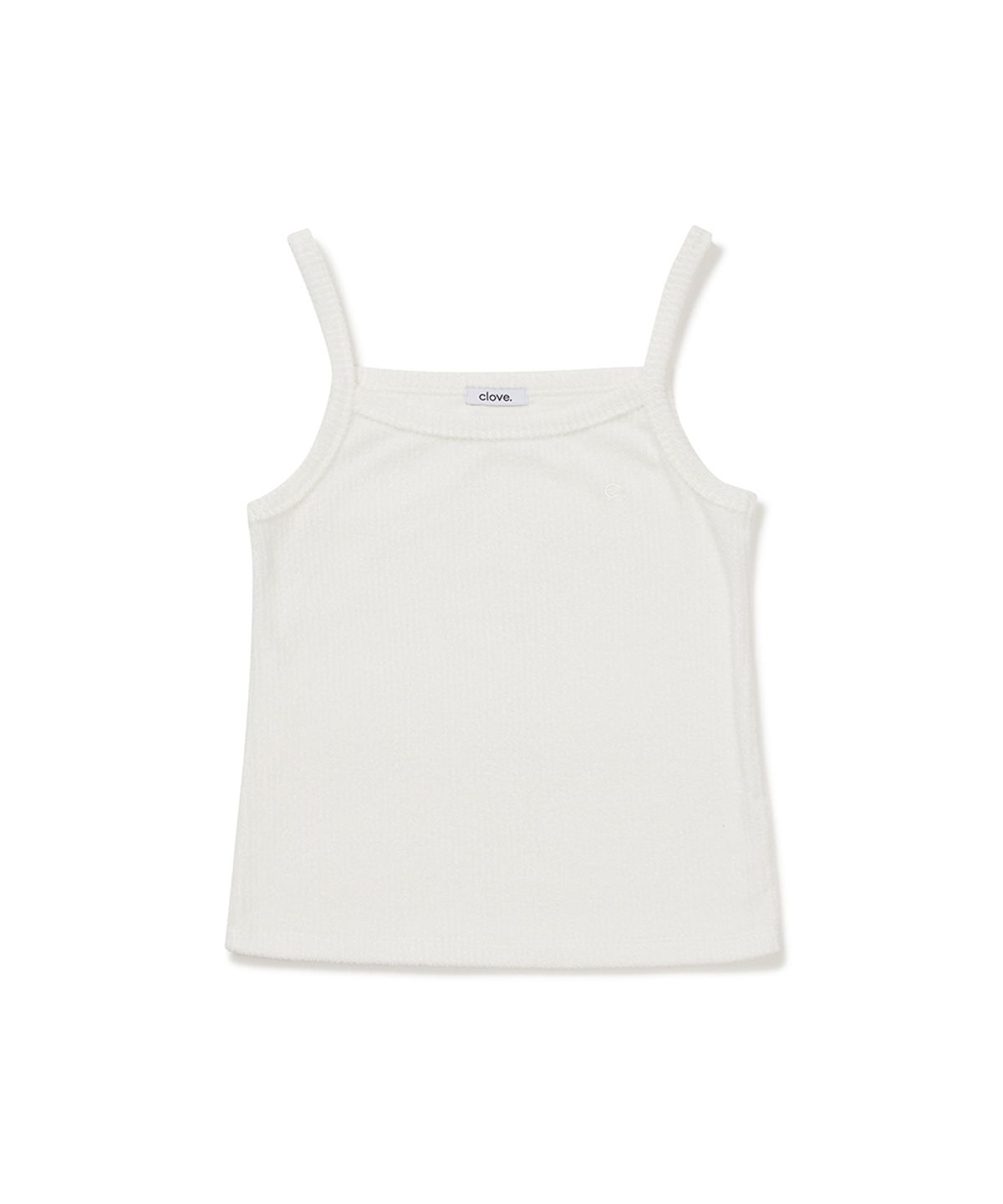 클로브(CLOVE) [26SM clove] Terry Sleeveless Top (White)