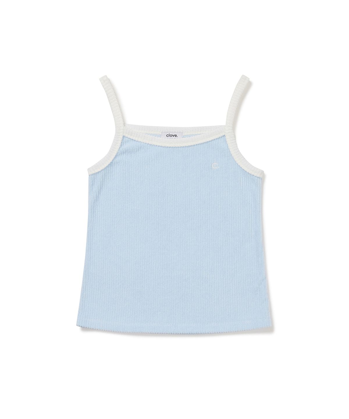 클로브(CLOVE) [26SM clove] Terry Sleeveless Top (Sky Blue)