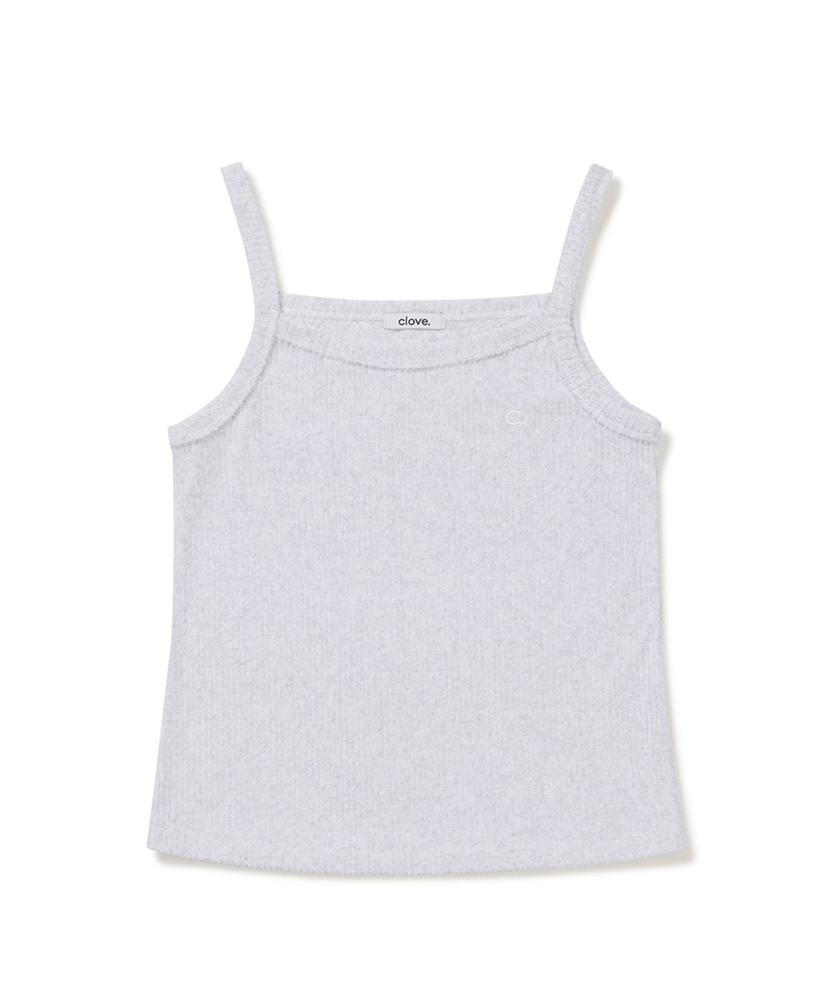 클로브(CLOVE) [26SM clove] Terry Sleeveless Top (Light Grey)