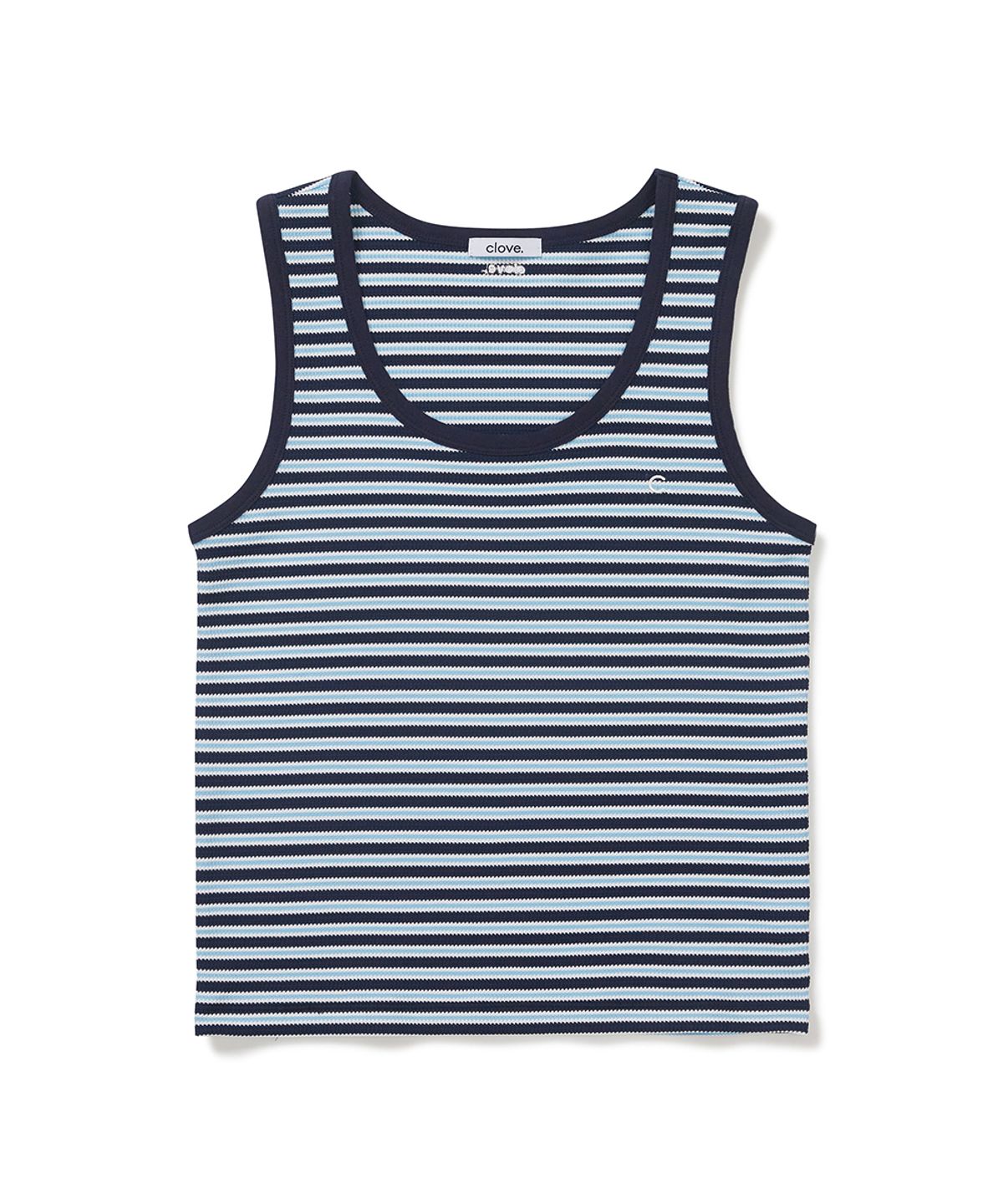 클로브(CLOVE) [26SM clove] Stripe Sleeveless Top (Navy)