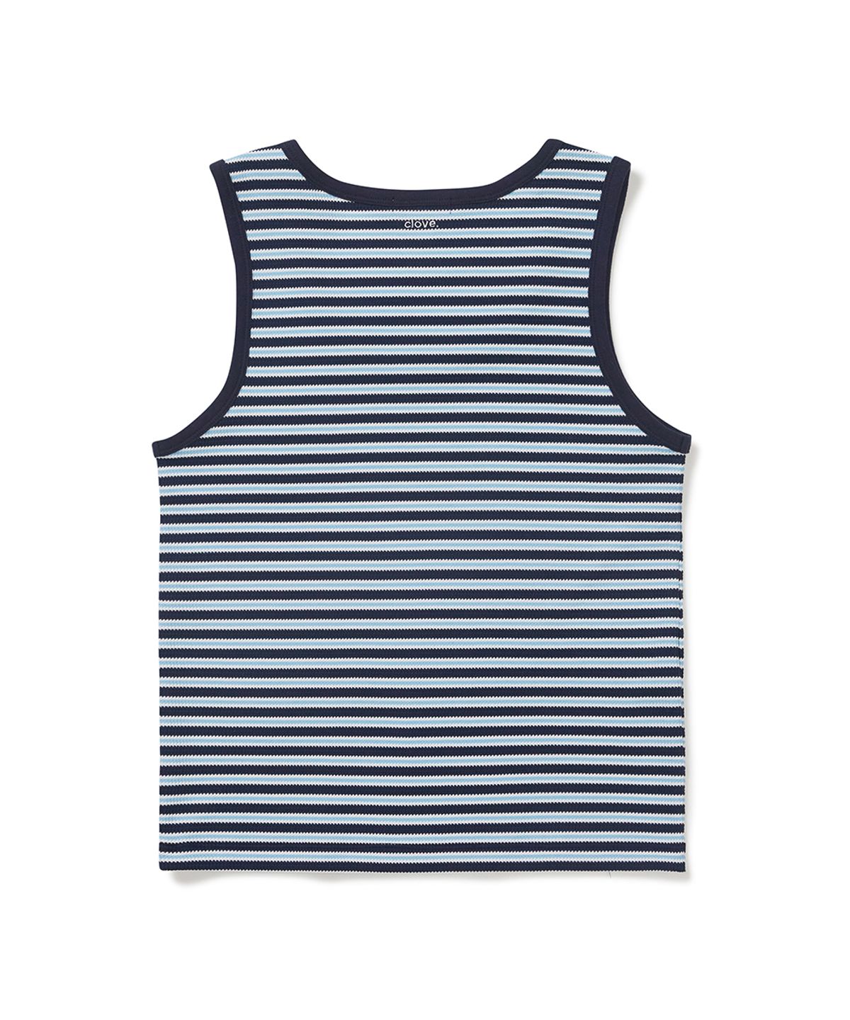 클로브(CLOVE) [26SM clove] Stripe Sleeveless Top (Navy)