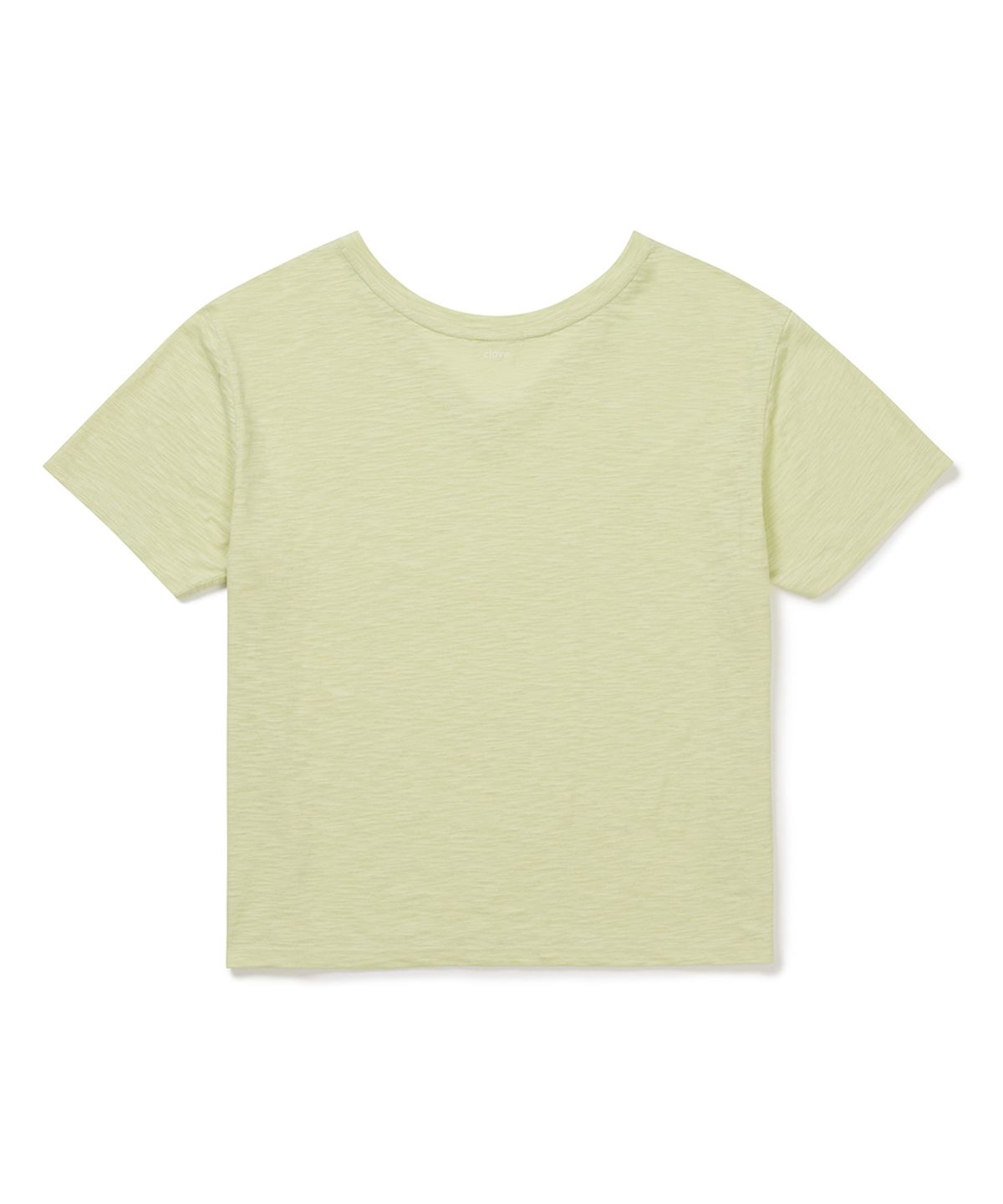 클로브(CLOVE) [26SM clove] Loose Fit V-Neck T-Shirt (Lime)