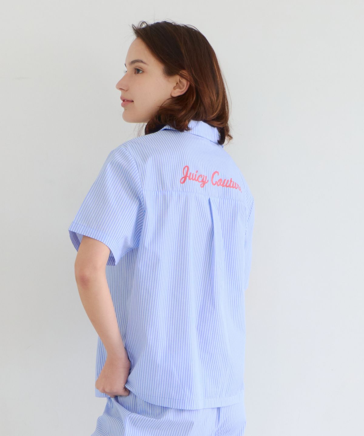 쥬시꾸뛰르 라이프웨어(JUICYCOUTURELIFEWEAR) 브리즈 스트라이프 파자마 세트 (5colors)