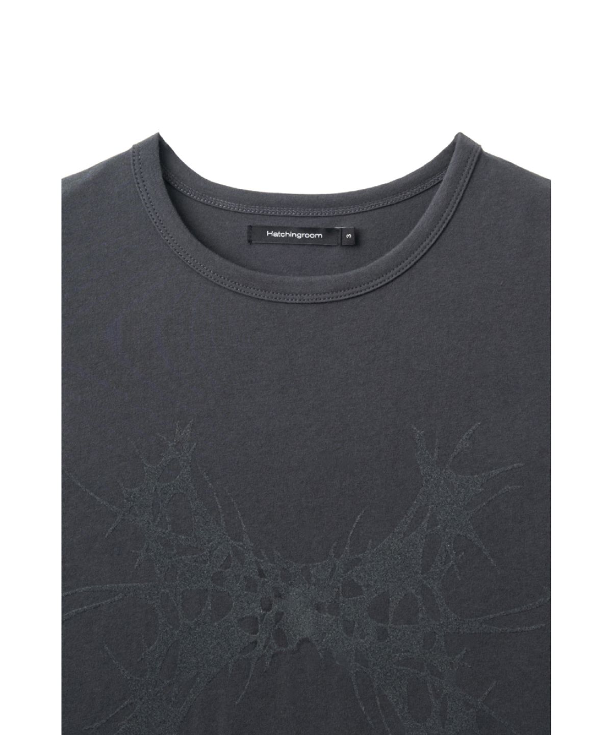 해칭룸(HATCHINGROOM) Abstract H Tee Blue Charcoal