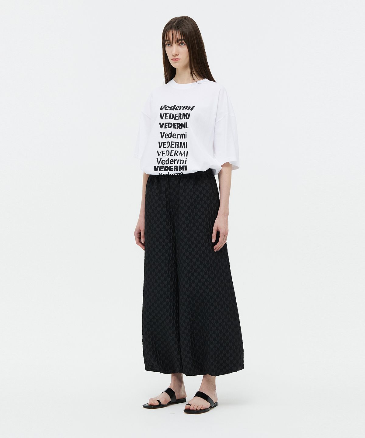 베데르미(VEDERMI) jacquard balloon pants