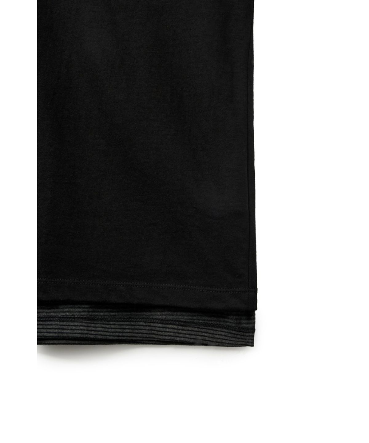 해칭룸(HATCHINGROOM) Two Face Tee 1/2 Black