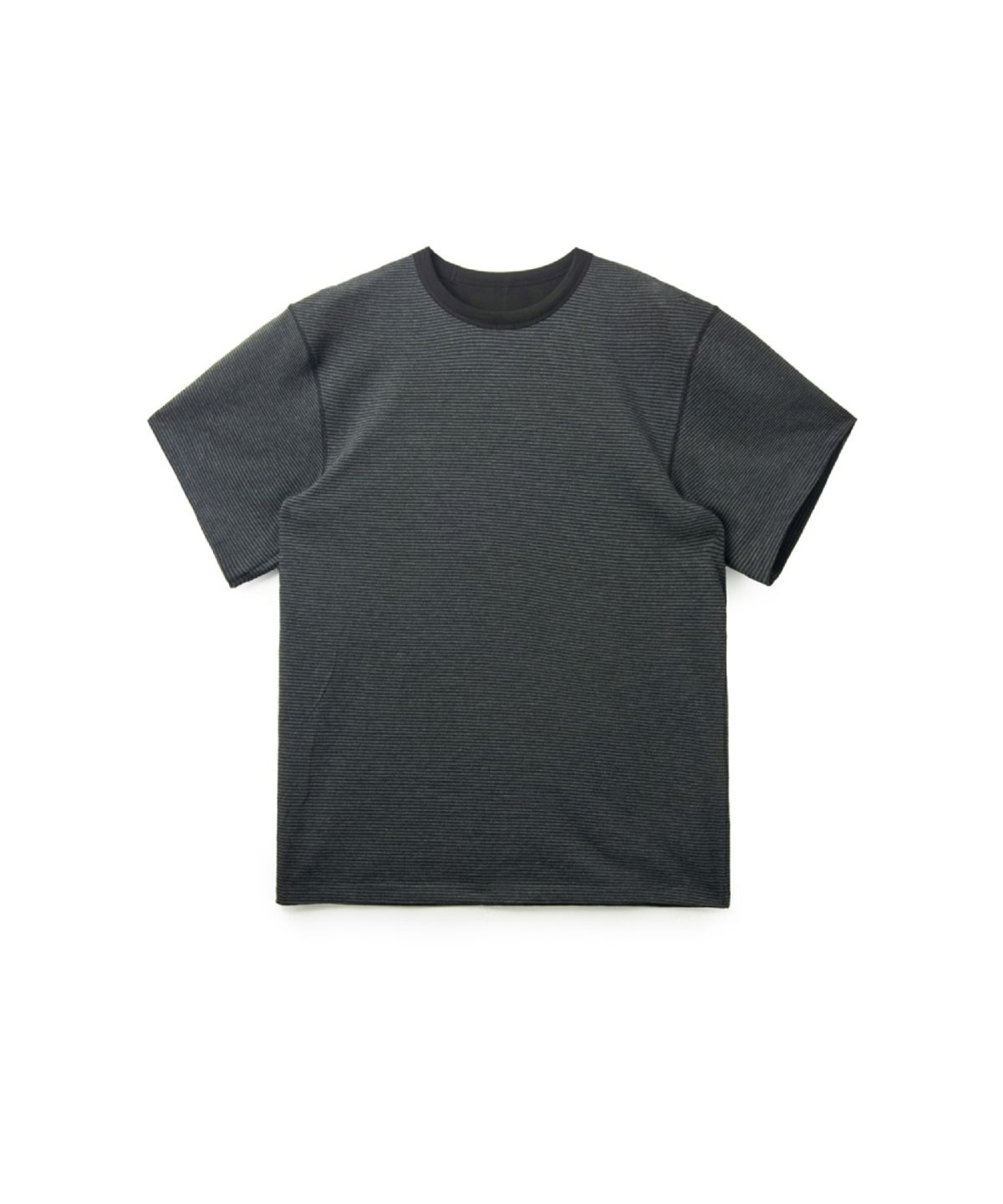 해칭룸(HATCHINGROOM) Two Face Tee 1/2 Black