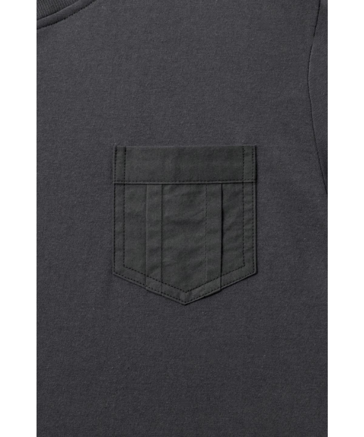 해칭룸(HATCHINGROOM) Multi Pocket Tee Charcoal