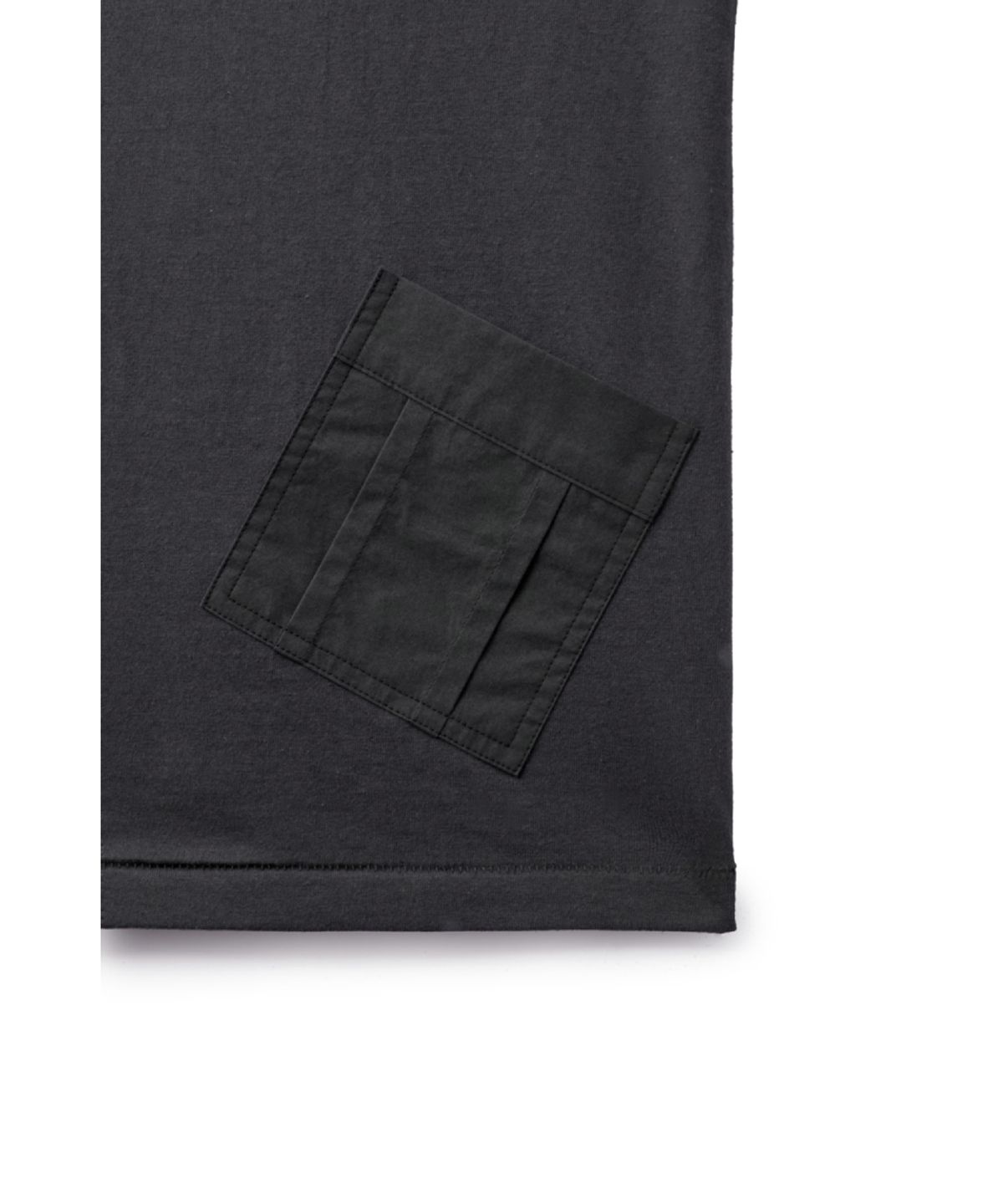 해칭룸(HATCHINGROOM) Multi Pocket Tee Charcoal