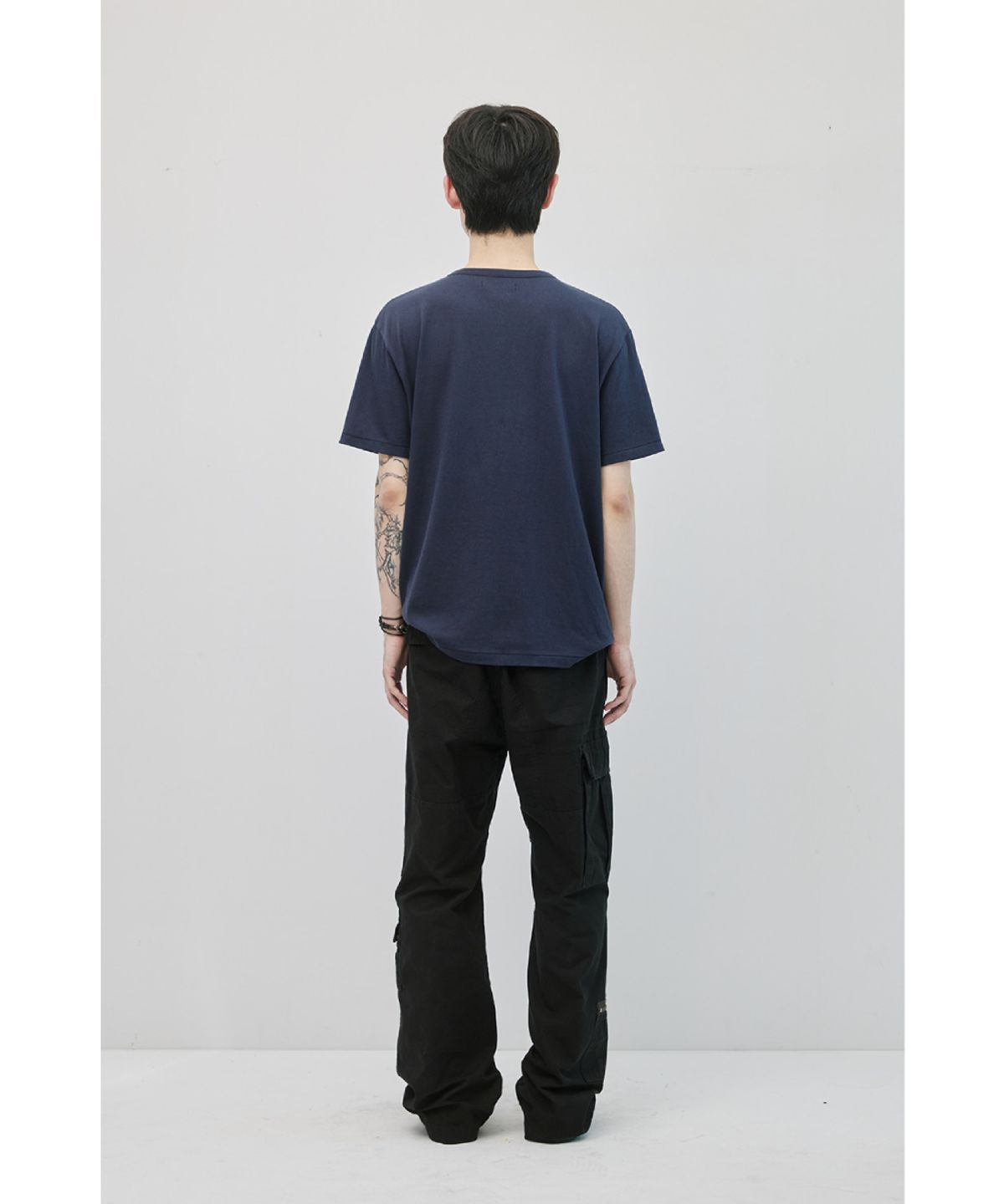 해칭룸(HATCHINGROOM) Square Neck Tee Dark Navy