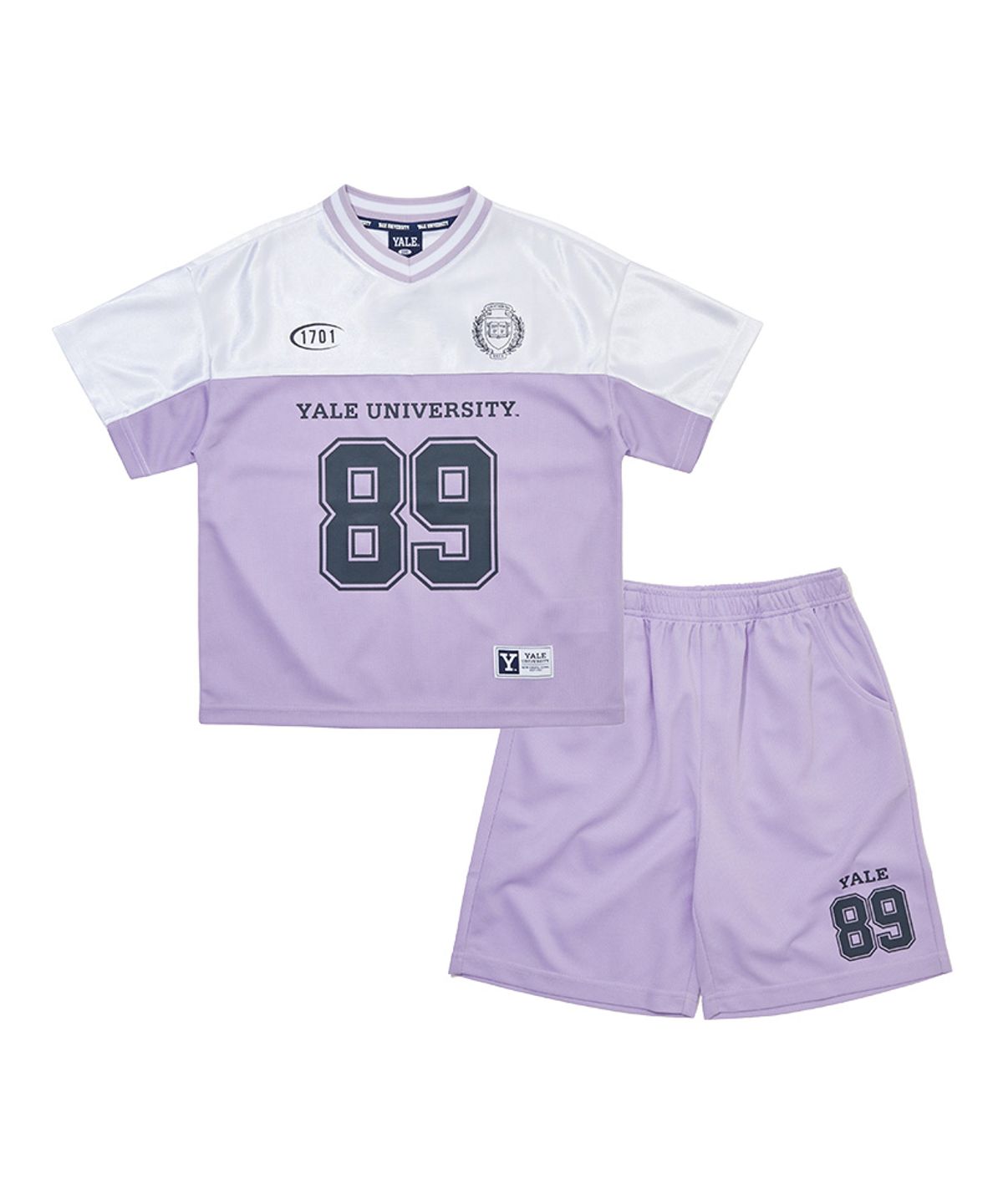 예일키즈(YALE KIDS) 매쉬 배색 상하세트 A6M009