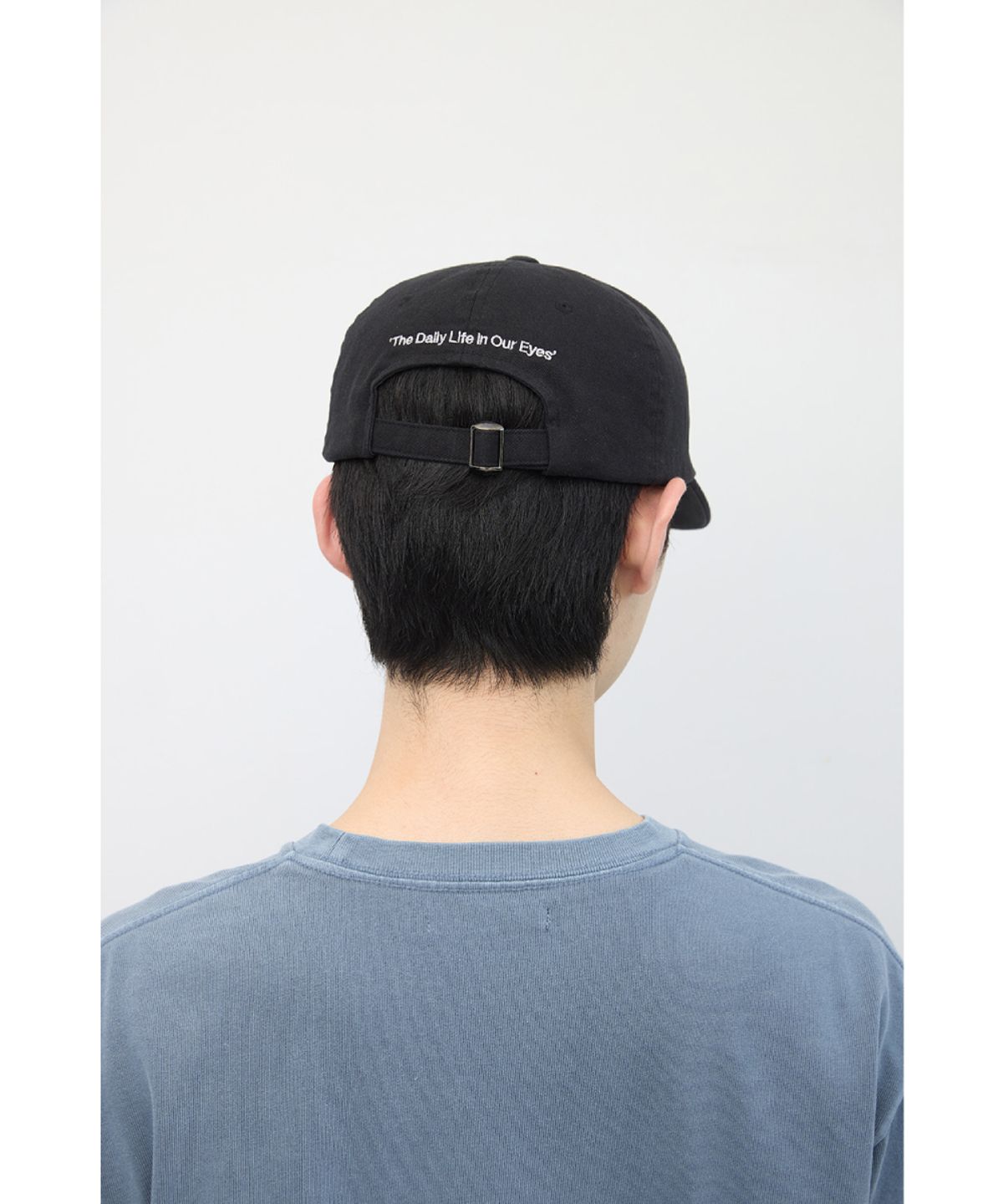 해칭룸(HATCHINGROOM) Logo Cap Washed Black