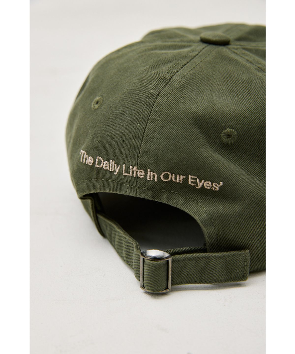 해칭룸(HATCHINGROOM) Logo Cap Washed Khaki