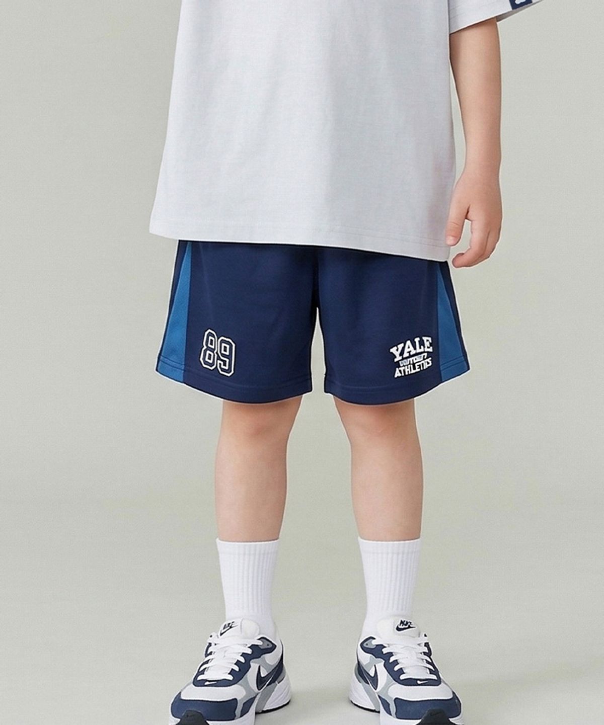 예일키즈(YALE KIDS) 컬러 포인트 매쉬 쇼츠 A6M007