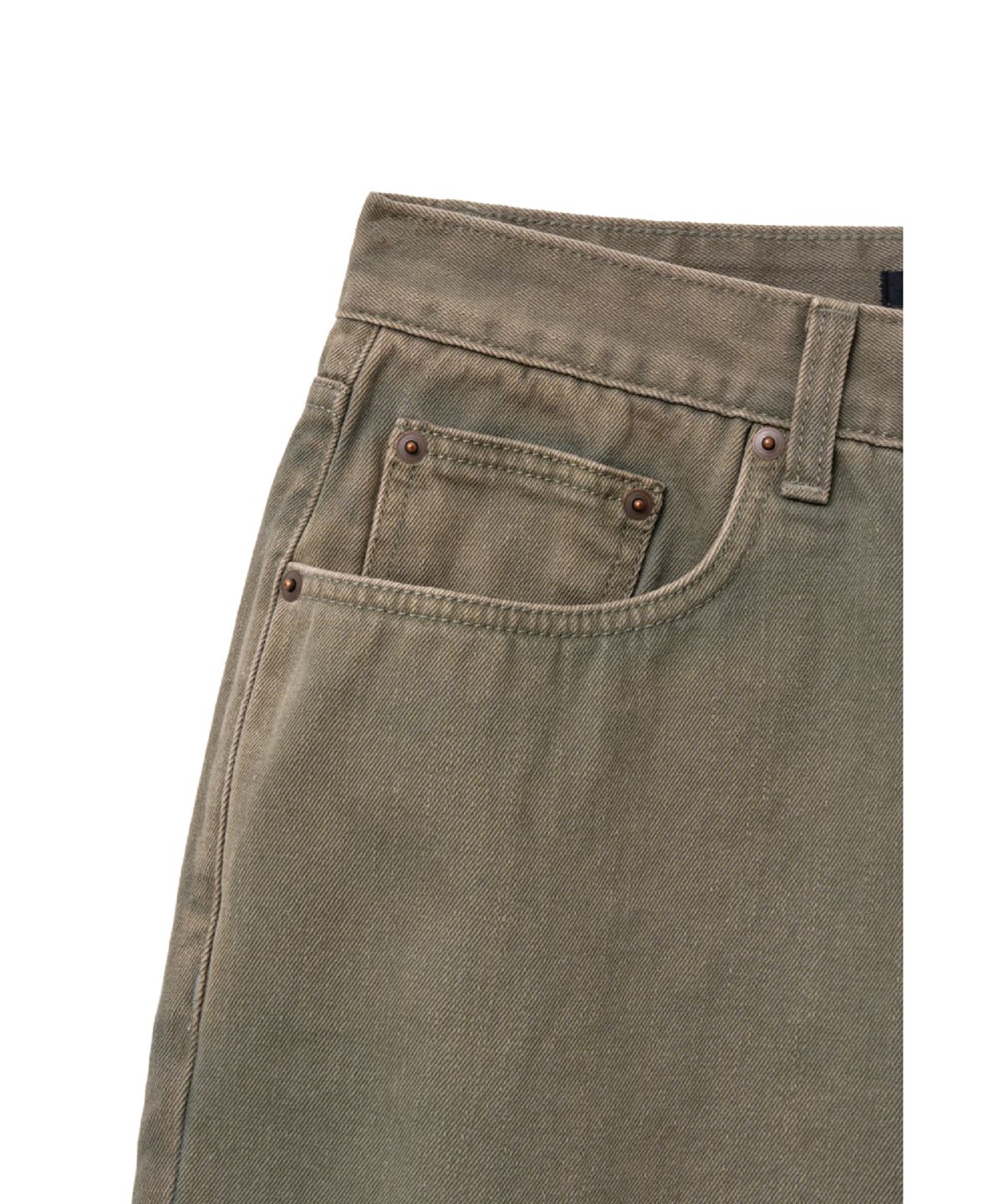 해칭룸(HATCHINGROOM) Bleached Shorts Olive
