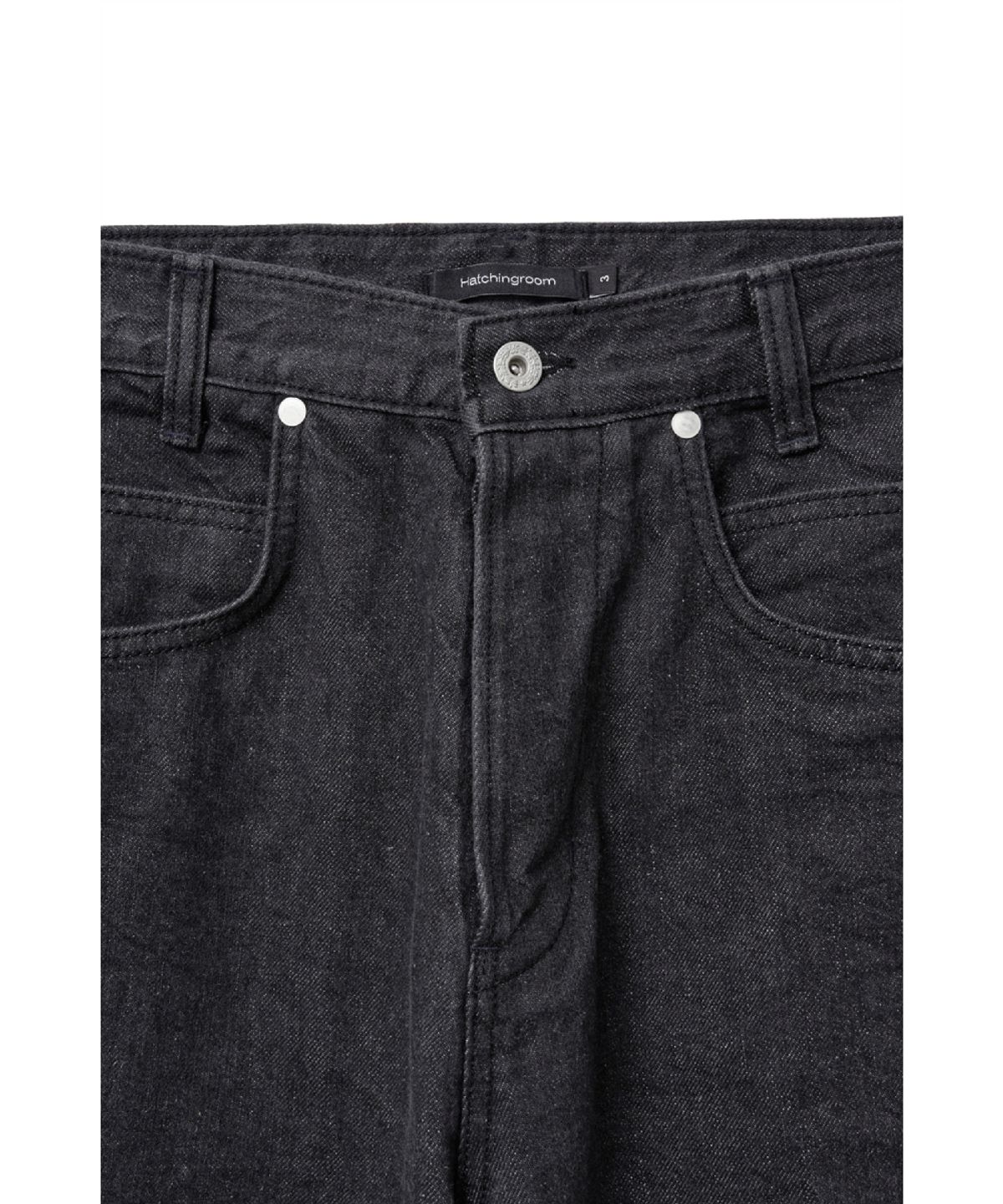 해칭룸(HATCHINGROOM) Regular Selvedge Jeans Dark Grey
