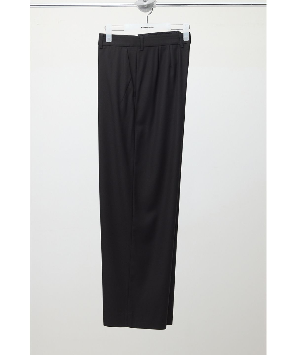 해칭룸(HATCHINGROOM) Contrast Trousers Black