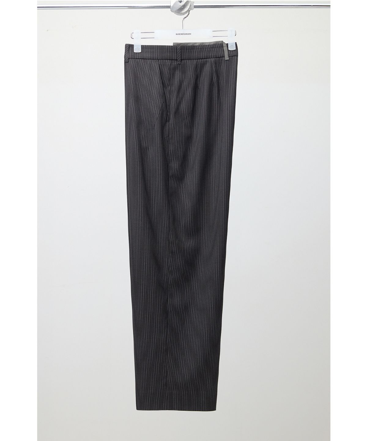해칭룸(HATCHINGROOM) Contrast Trousers Stripe Dark Grey