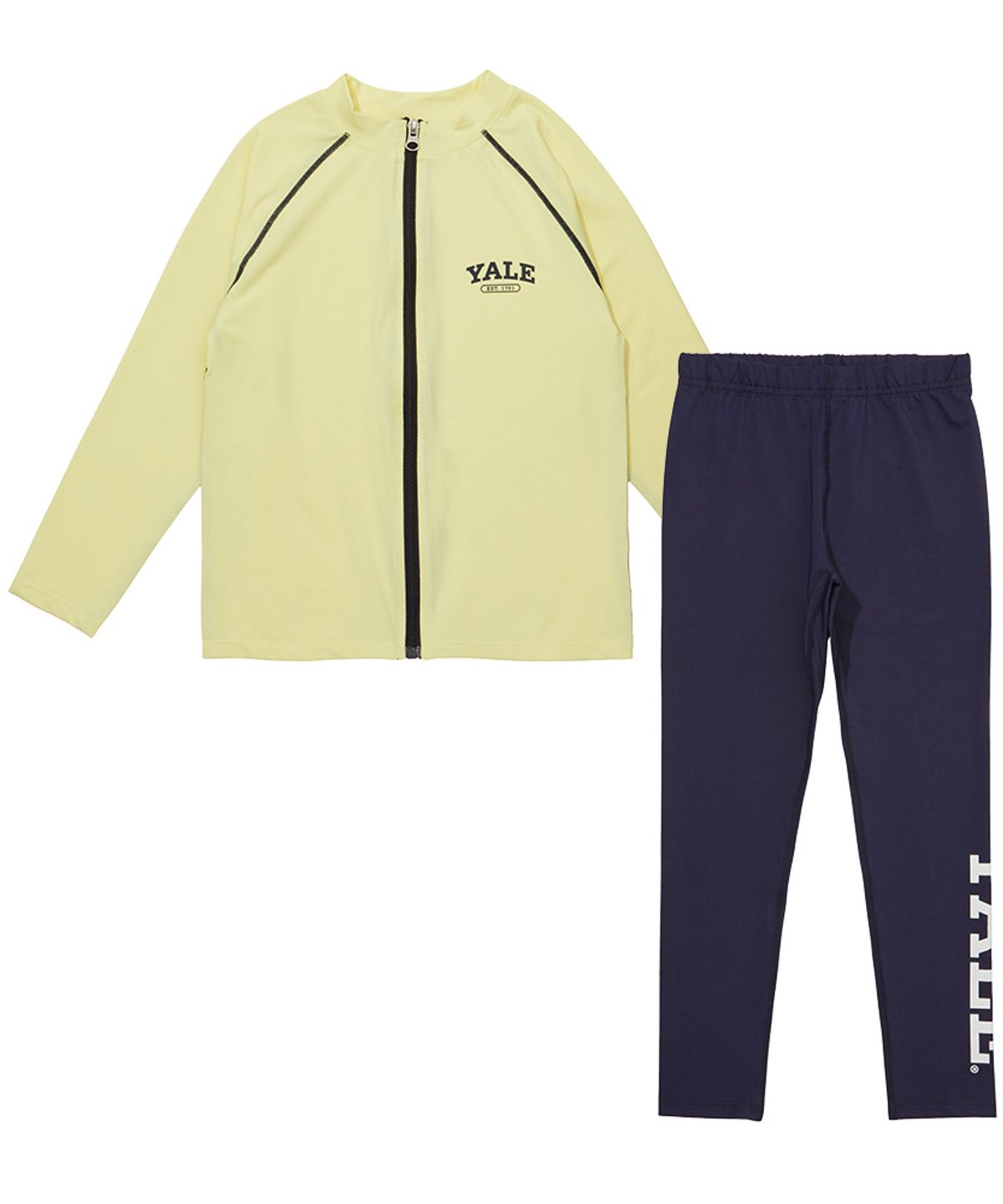 예일키즈(YALE KIDS) 풀집업 래쉬가드 셋업 A5M048