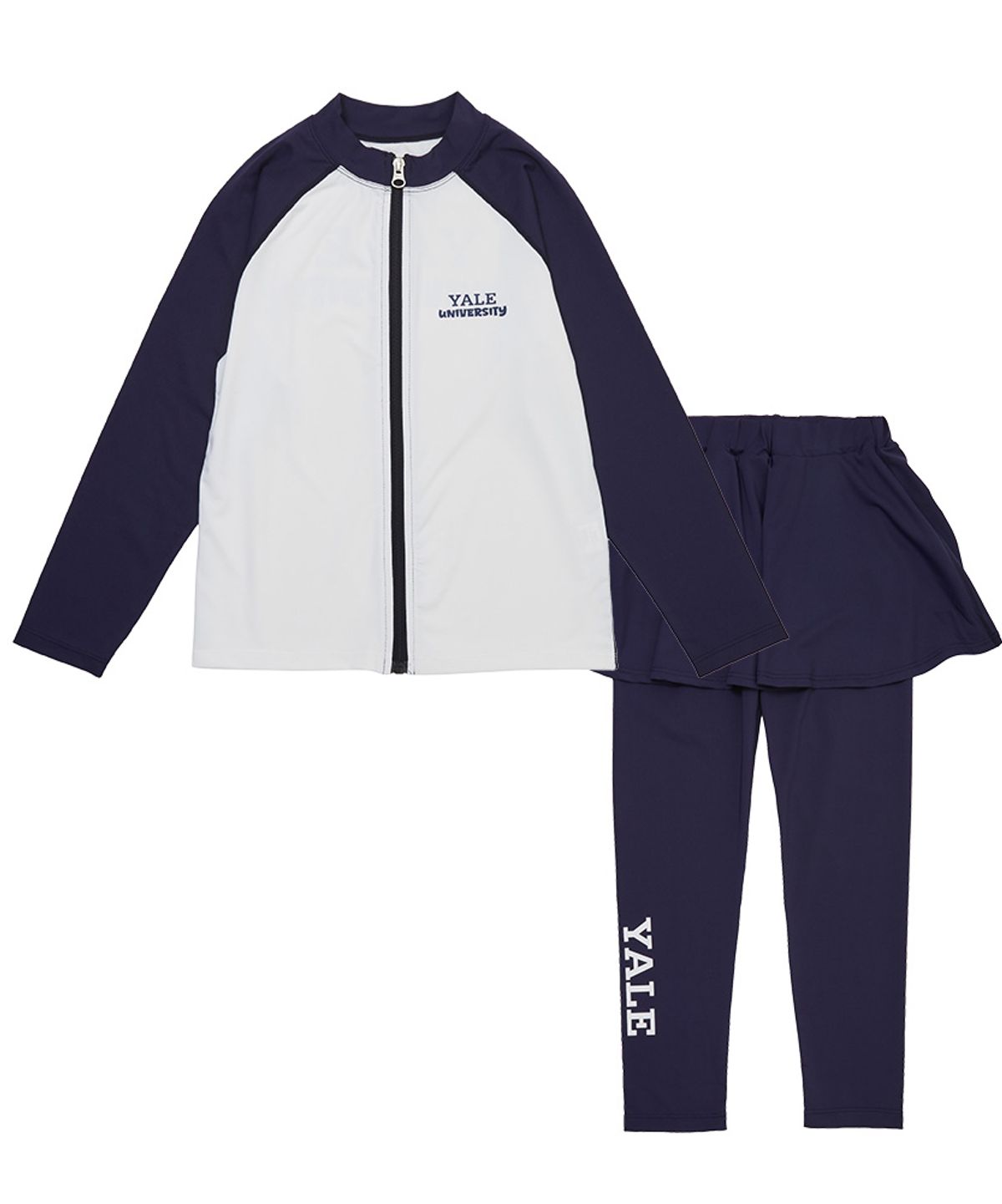 예일키즈(YALE KIDS) 에센셜 스커트 래쉬가드 셋업 A6M057