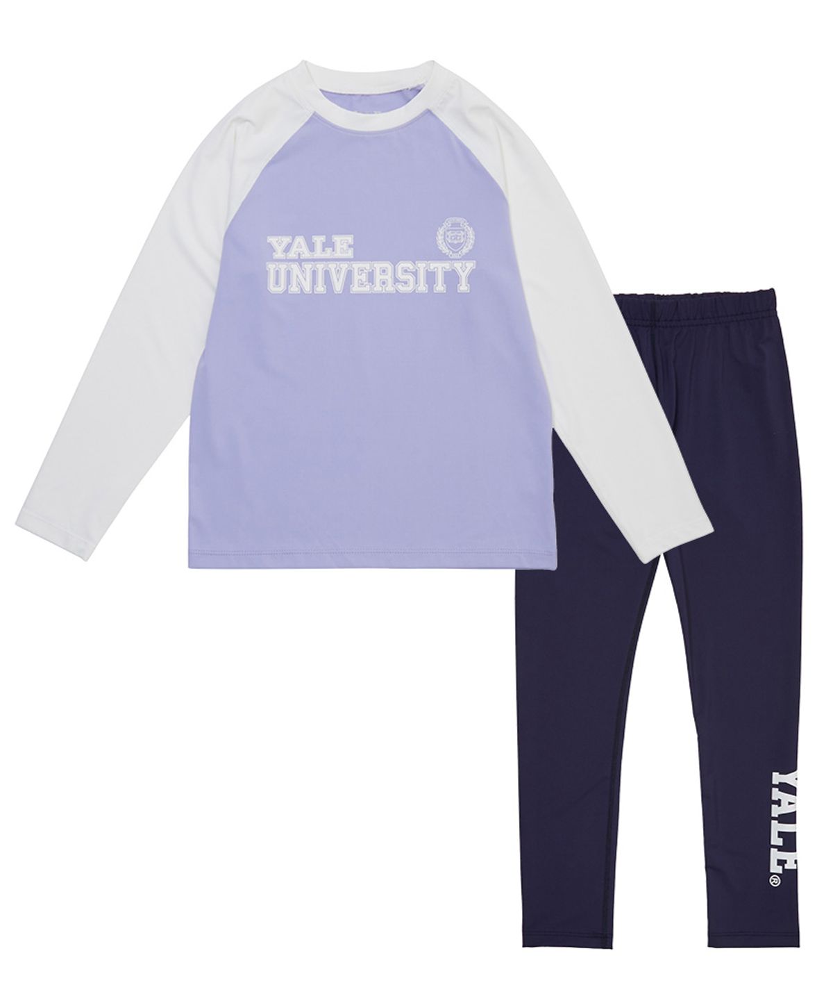 예일키즈(YALE KIDS) 듀얼컬러 래쉬가드 셋업 A6M059