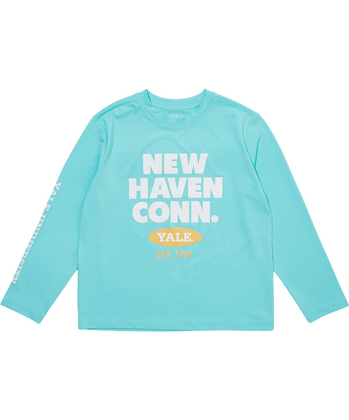 예일키즈(YALE KIDS) 레터링 아쿠아 래쉬가드 수영복 티셔츠 A5M038