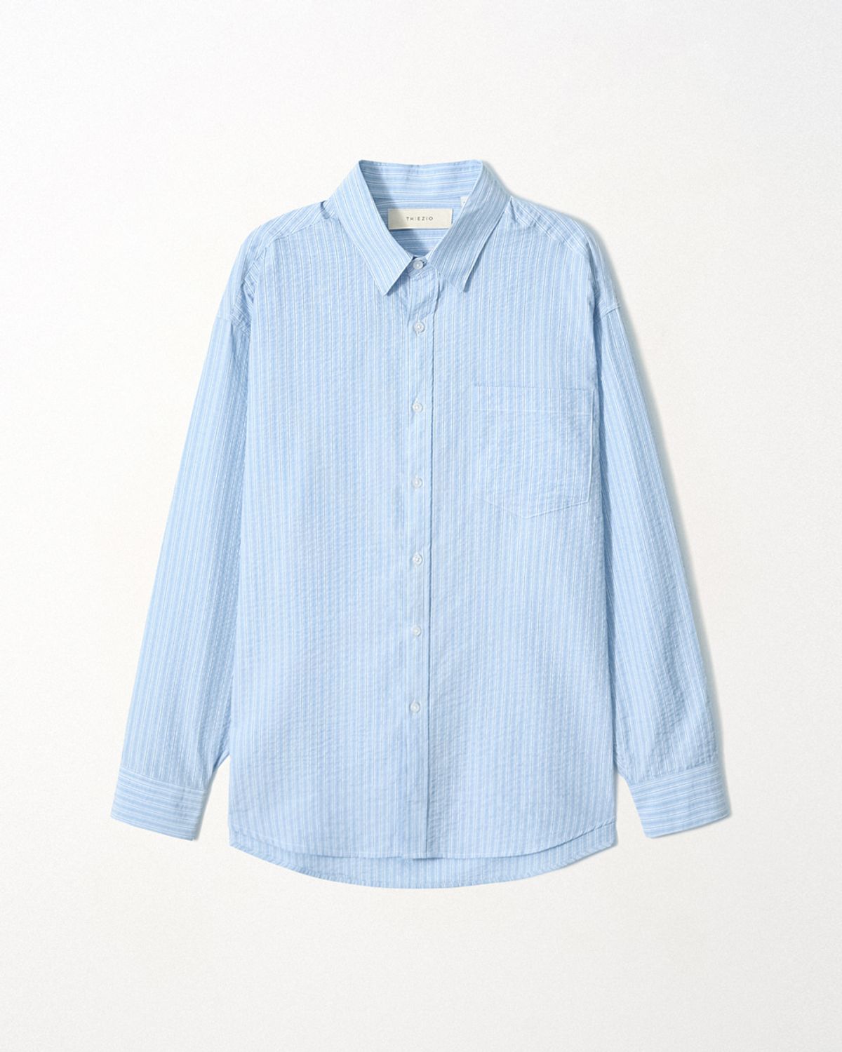 이지오(EZIO) Verona Stripe Shirts_Blue