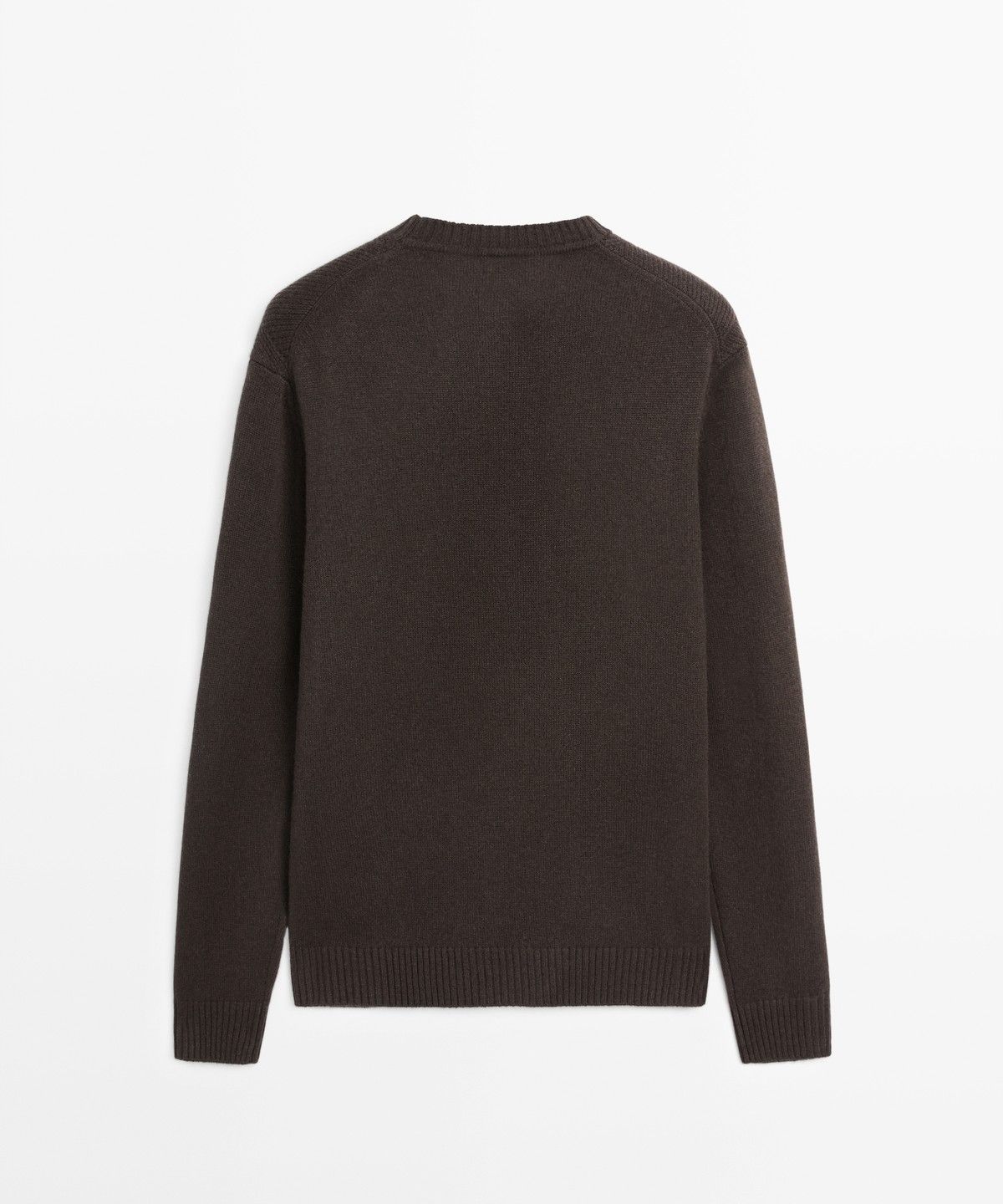 마시모두띠(MASSIMO DUTTI) 캐시미어 울 라운드넥 니트