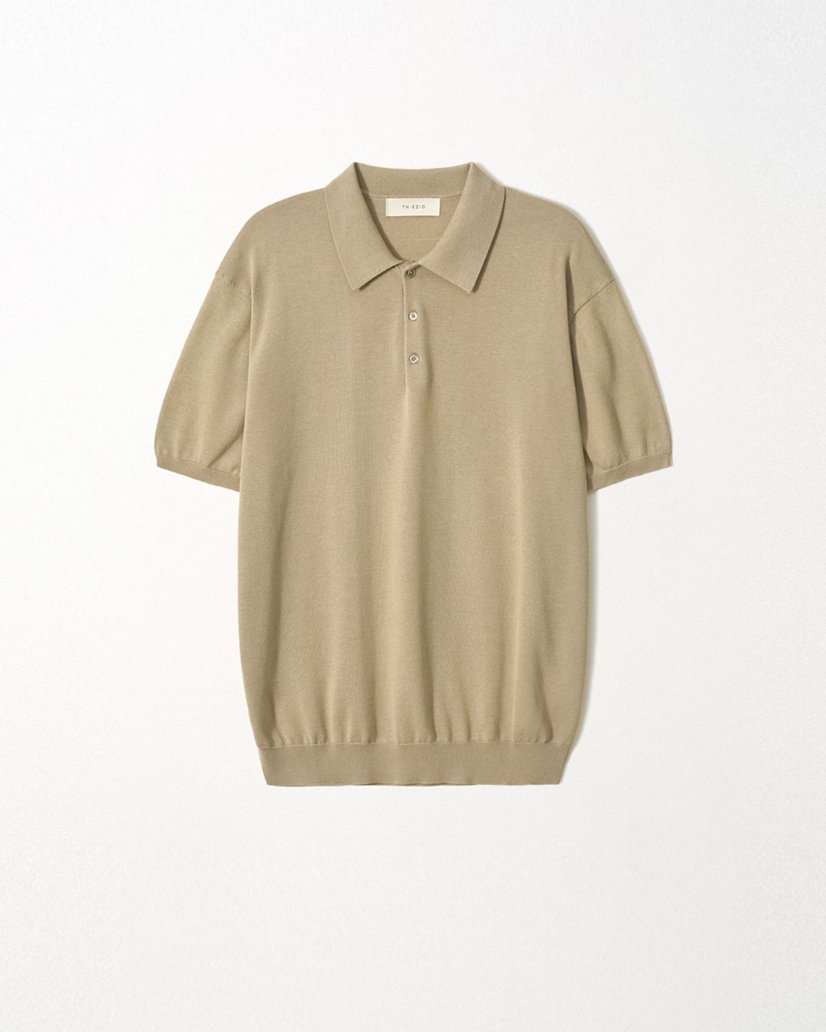 이지오(EZIO) Signature Polo Knit_Beige