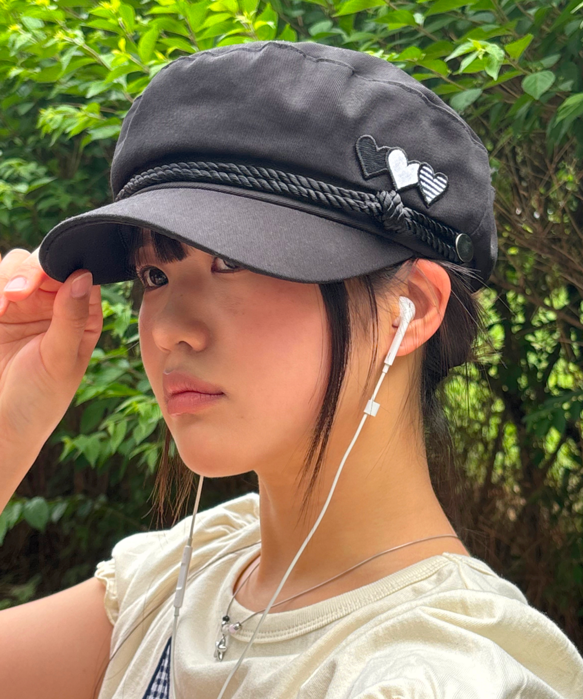 로긴 앤 로지(ROGIN N ROSIE) Heart logo Cap