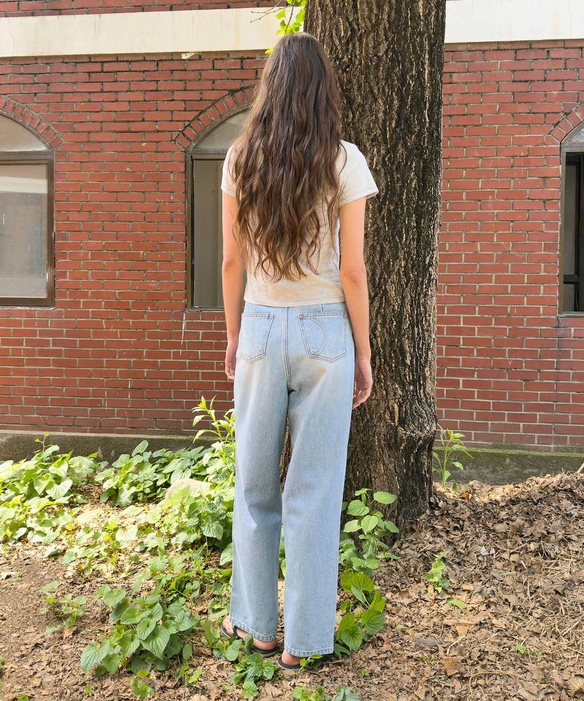 다이애그널(DIAGONAL) SUMMER MELODY TEE (grey)