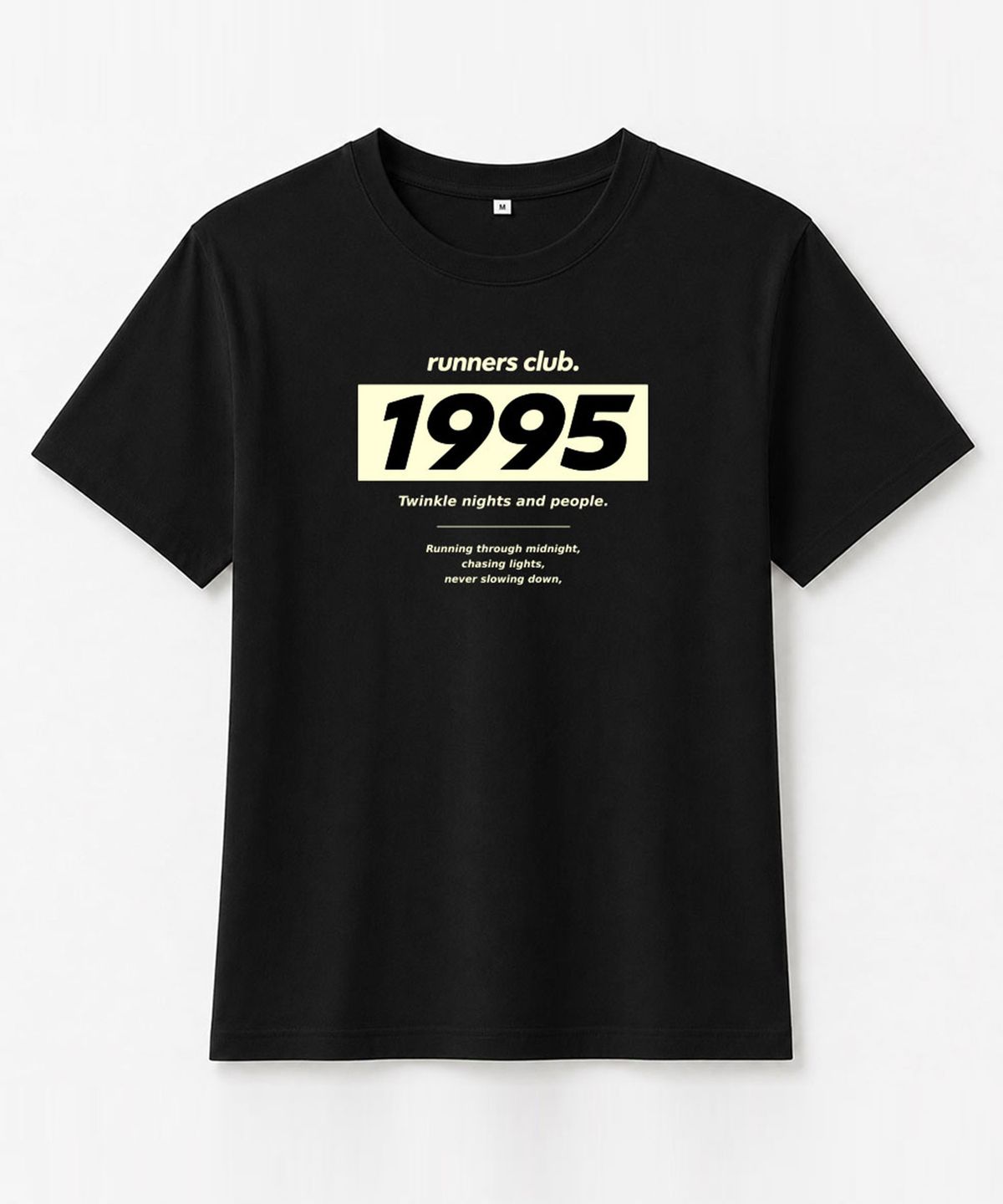 티엔피(TNP) RUNNERS CLUB SEMI CROP TEE (T26BTTS18CM)